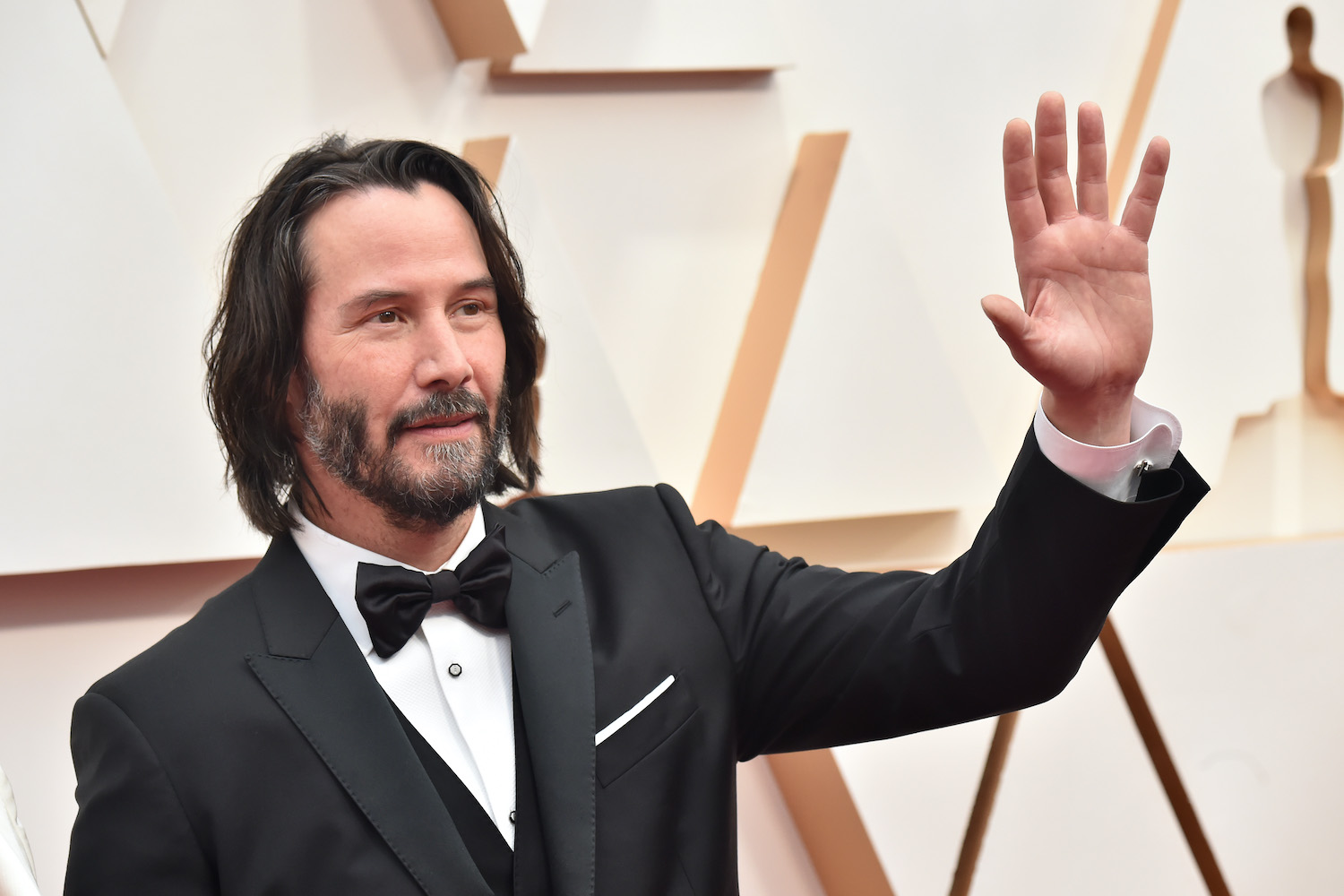 Keanu Reeves attends the 92nd Annual Academy Awards 2020