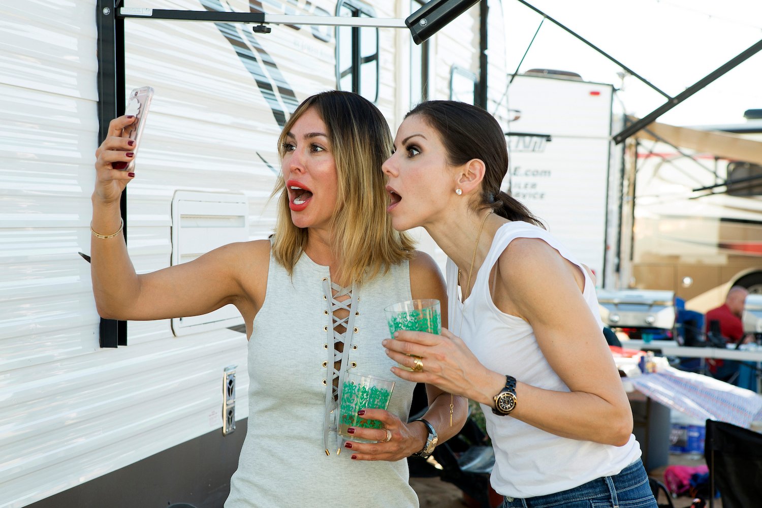 Kelly Dodd and Heather Dubrow