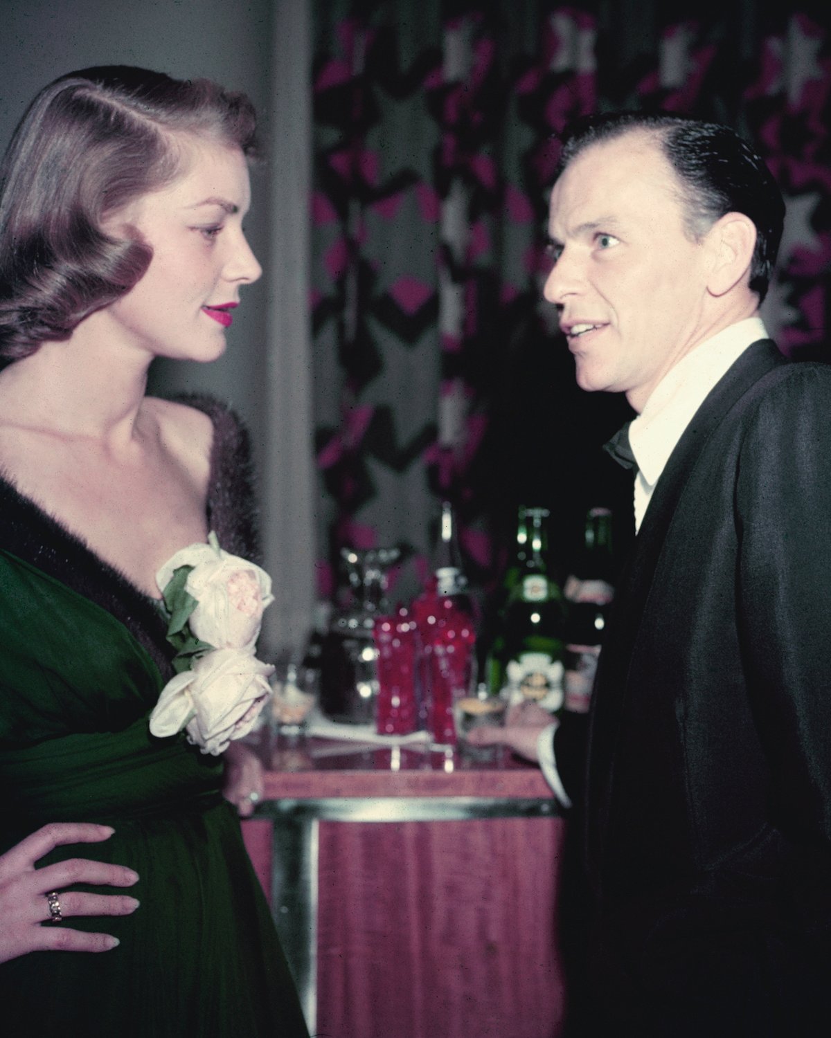 Lauren Bacall and Frank Sinatra 