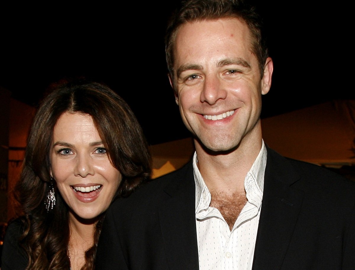 Lauren Graham and David Sutcliffe during CW Launch Party in Burbank, California.