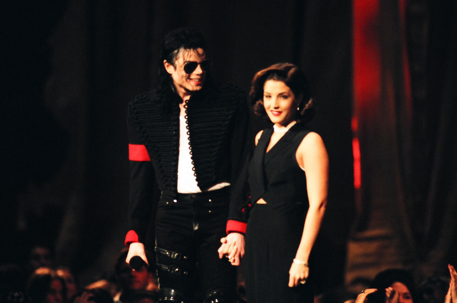 Michael Jackson and Lisa Marie Presley 