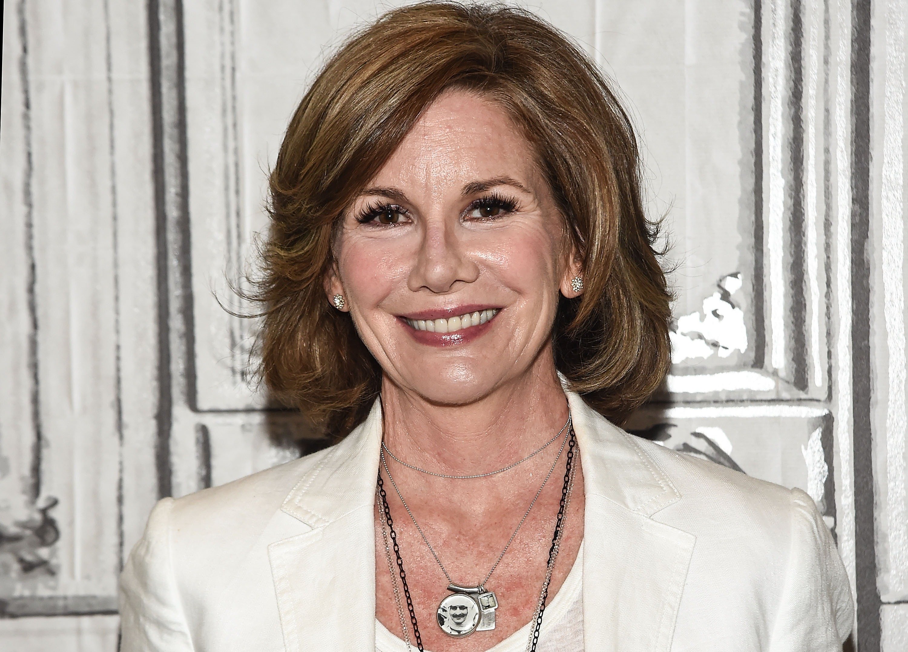 Melissa Gilbert wearing white