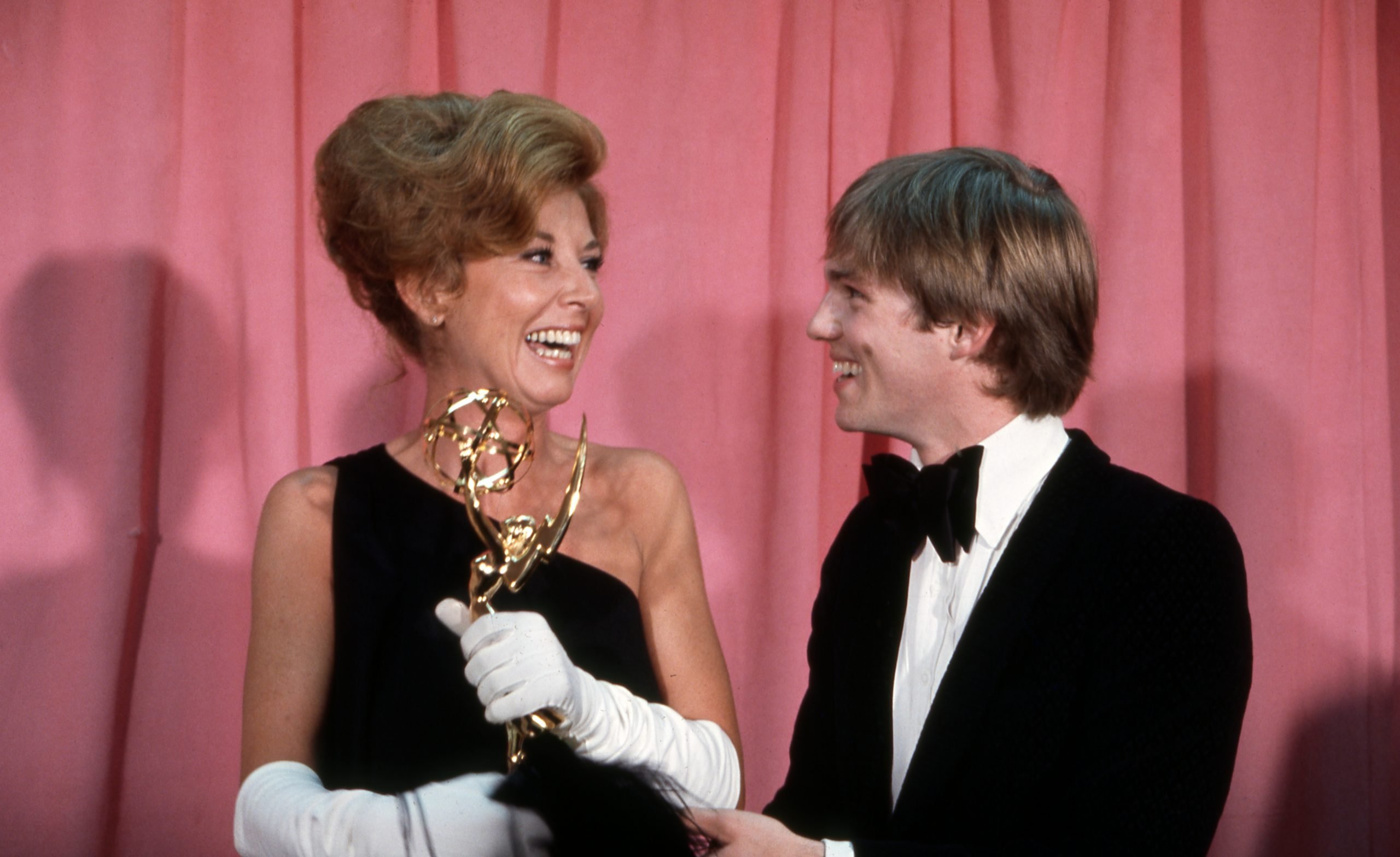 Michael Learned and Richard Thomas at the Emmys 