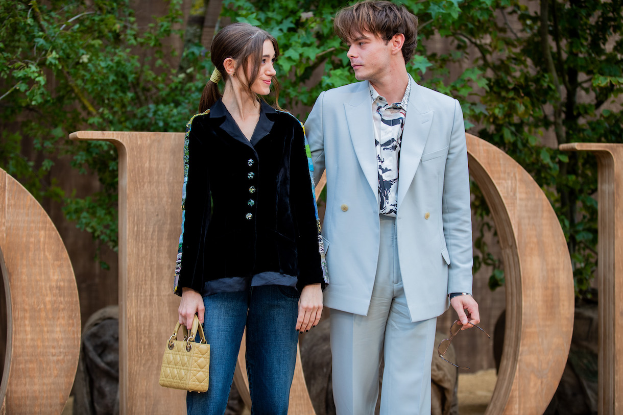 Natalia Dyer and British actor Charlie Heaton