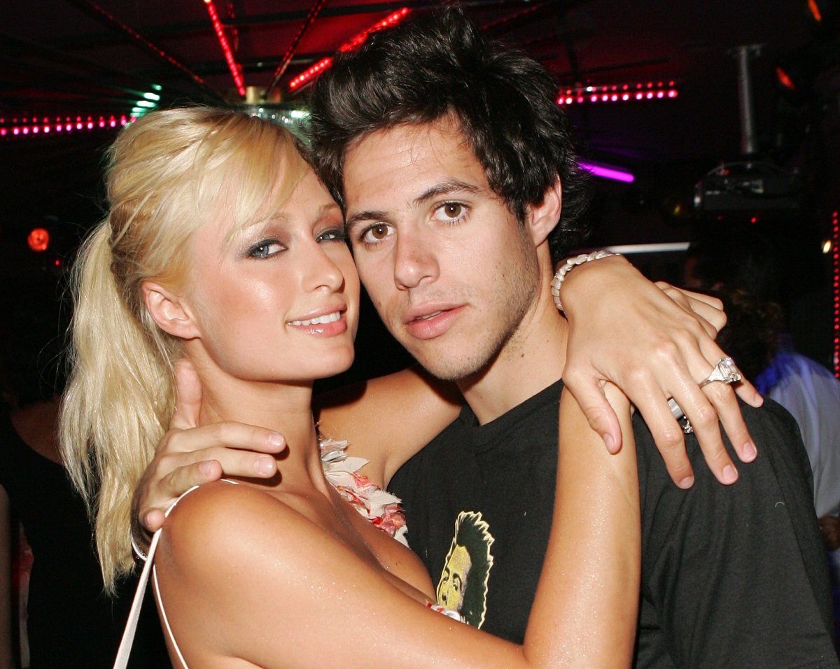 Paris Hilton and Paris Latsis on July 23, 2005, in Saint Tropez, France. 