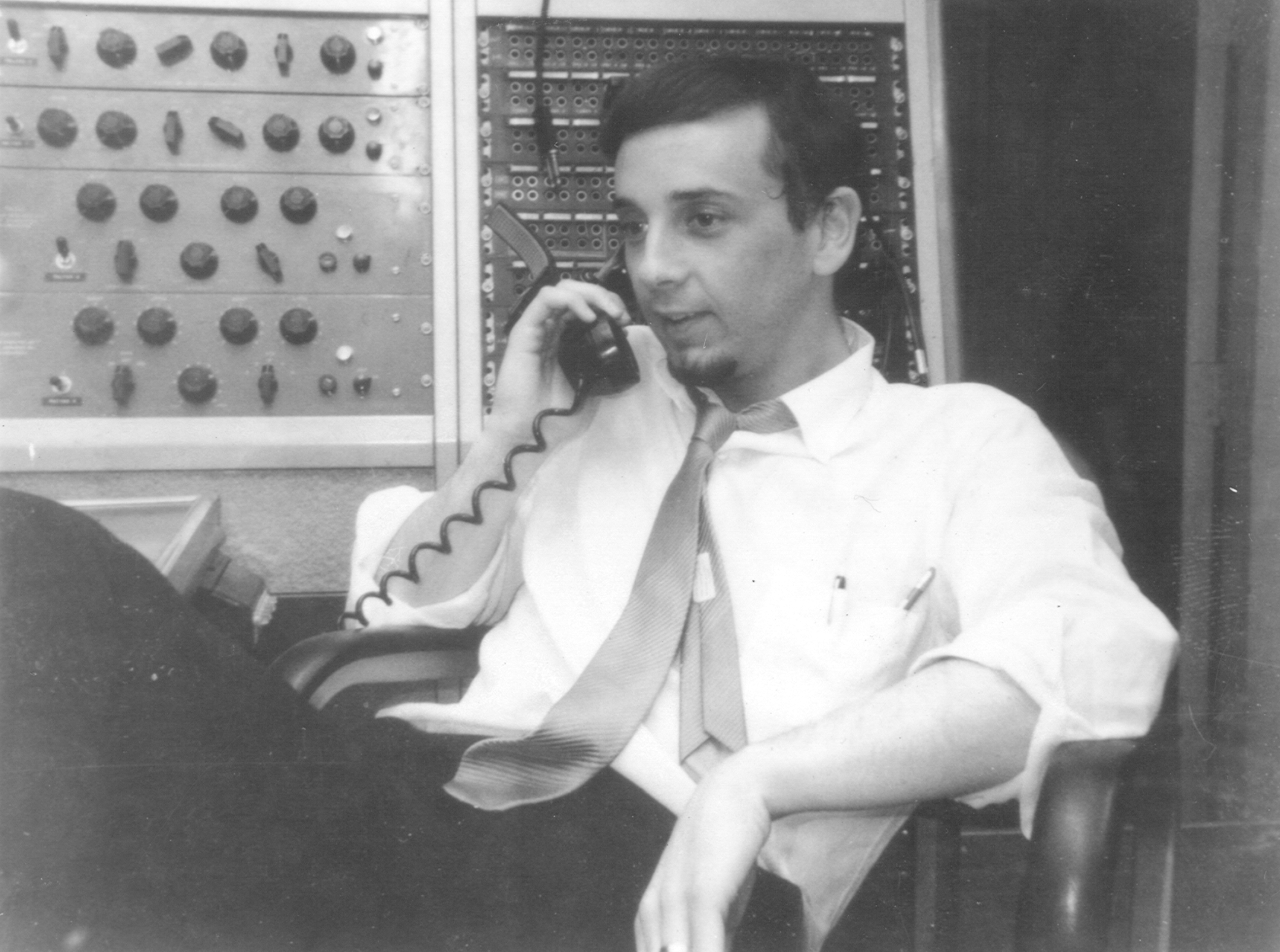 Phil Spector in the studio