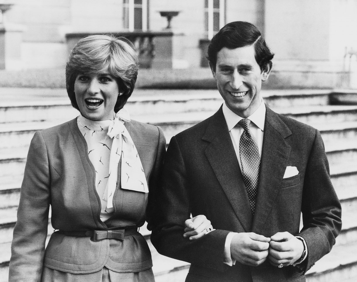 Lady Diana Spencer and Prince Charles