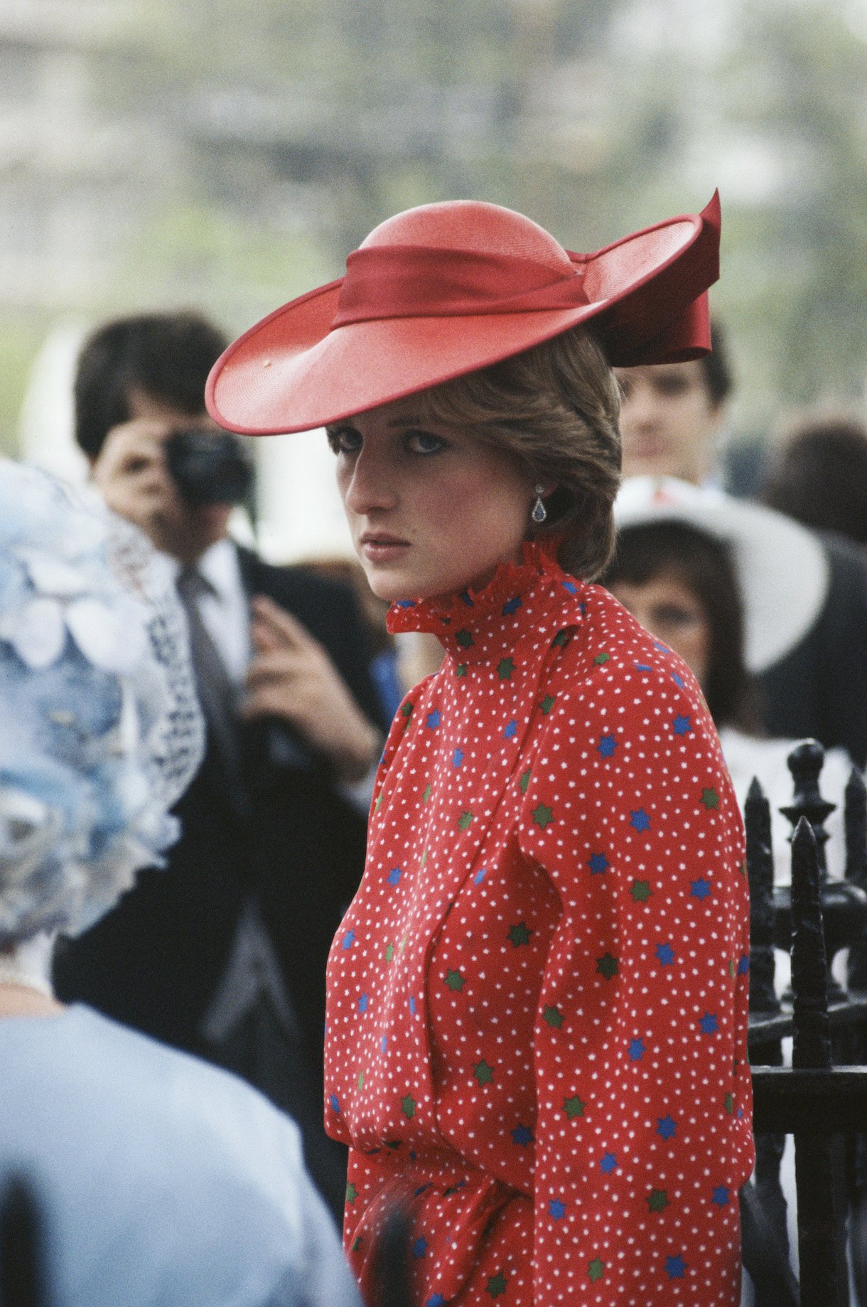 Lady Diana Spencer, the future Diana, Princess of Wales