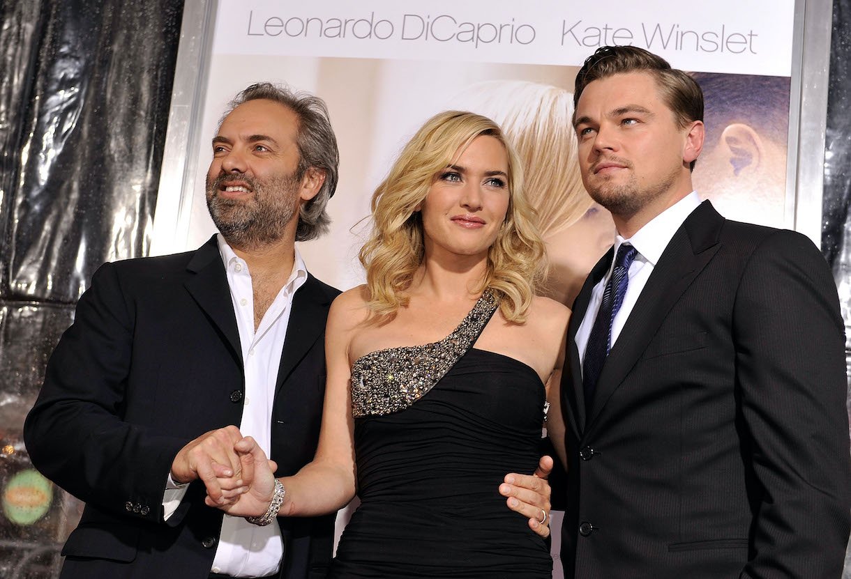 Sam Mendes, Kate Winslet, and Leonardo DiCaprio