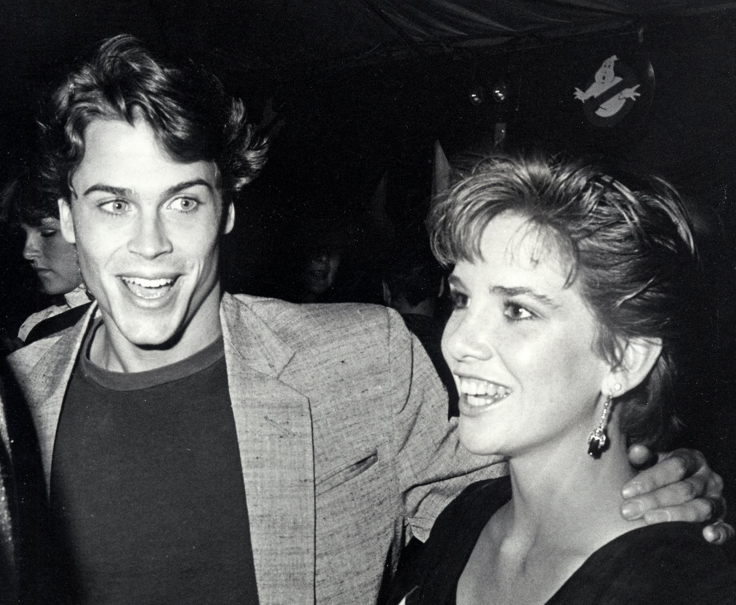 Rob Lowe and Melissa Gilbert attend Ghostbusters premiere