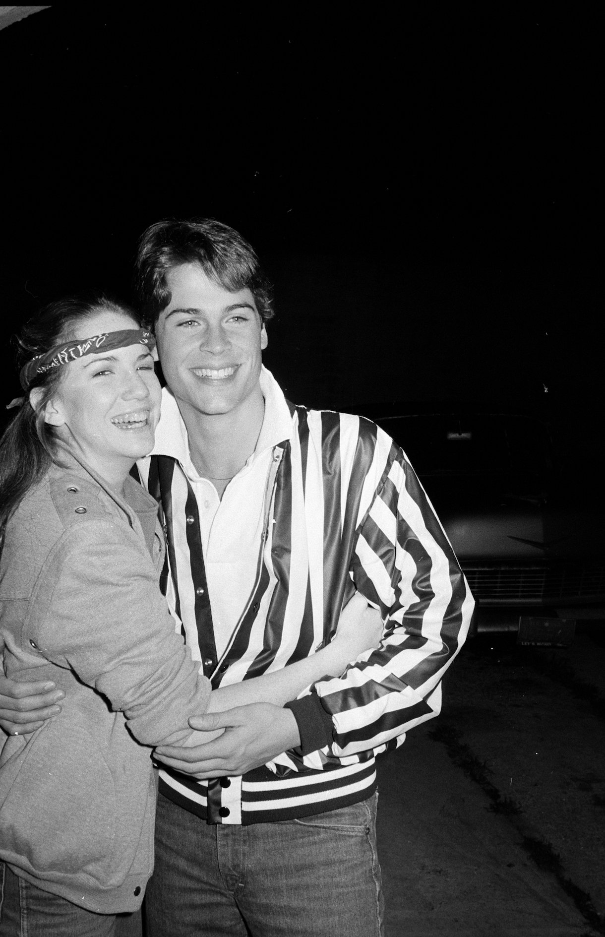 Melissa Gilbert and Rob Lowe