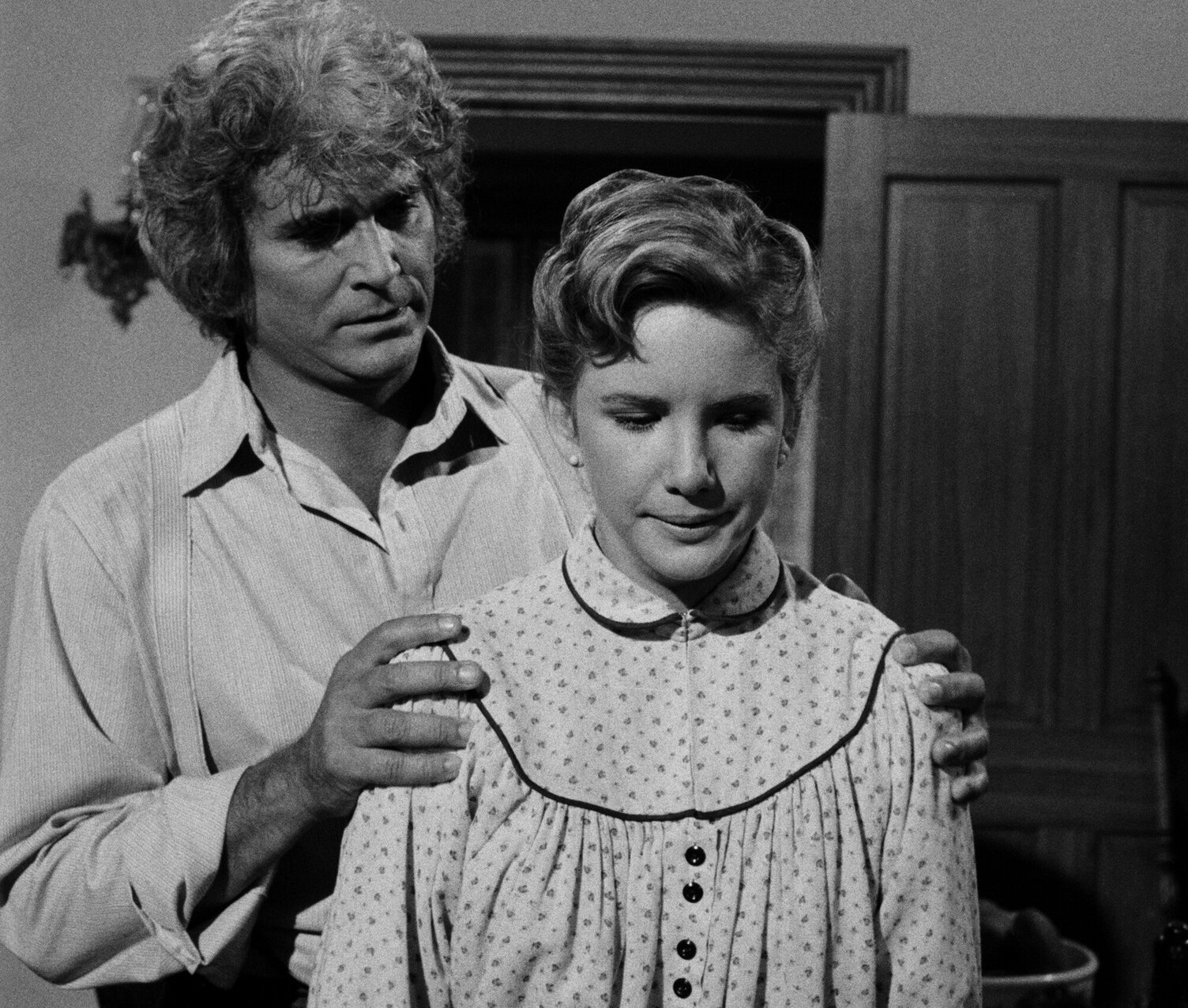 Michael Landon and Melissa Gilbert