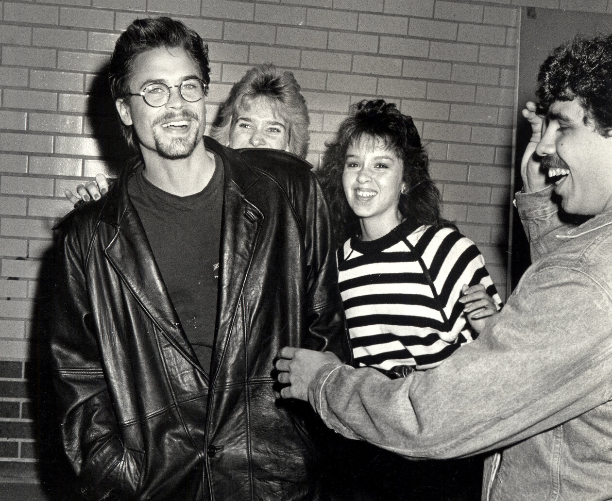 Rob Lowe Visits "The Howard Stern Show" on October 9, 1987