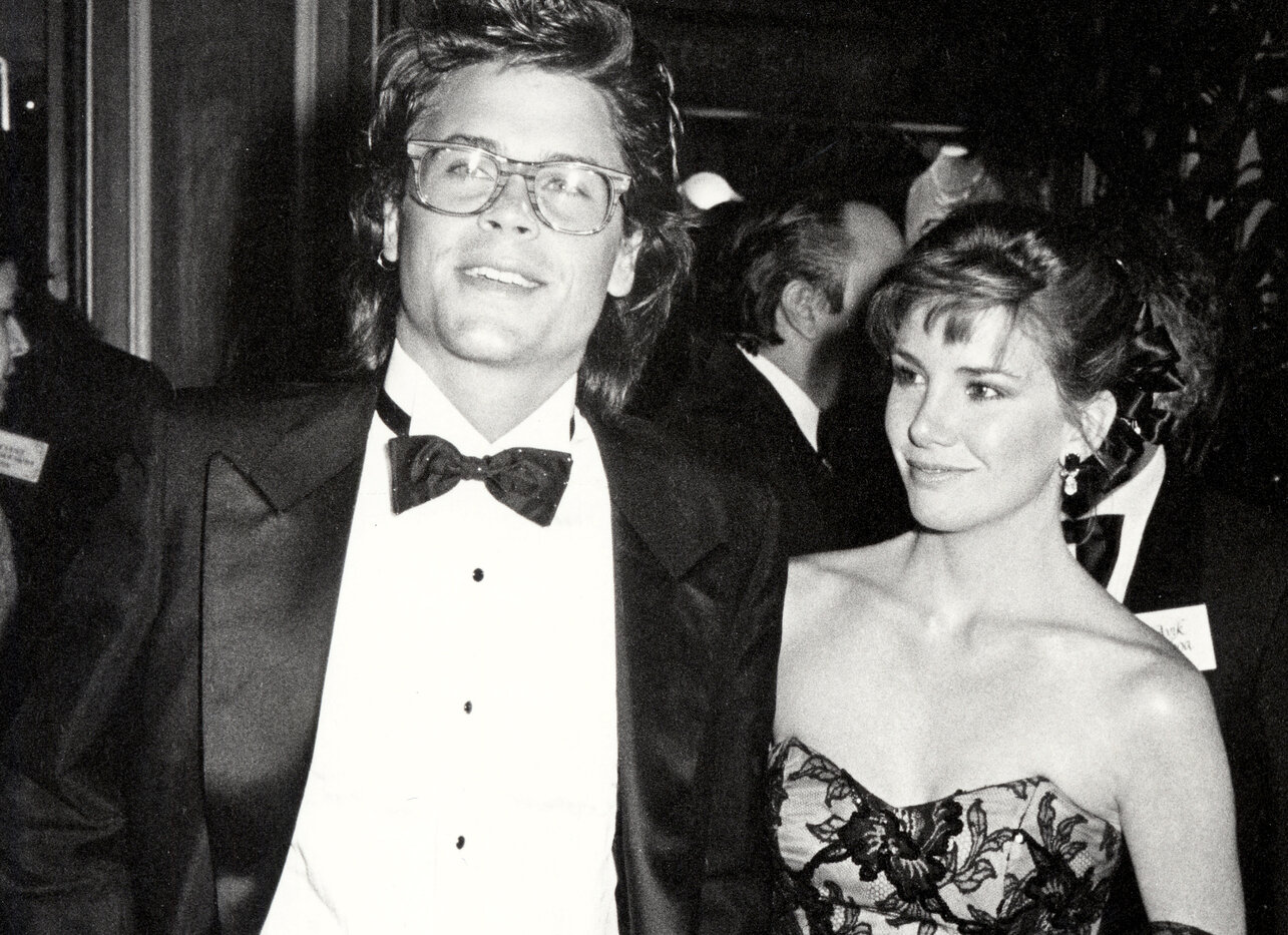 Rob Lowe and Melissa Gilbert at the 42nd Annual Golden Globe Awards