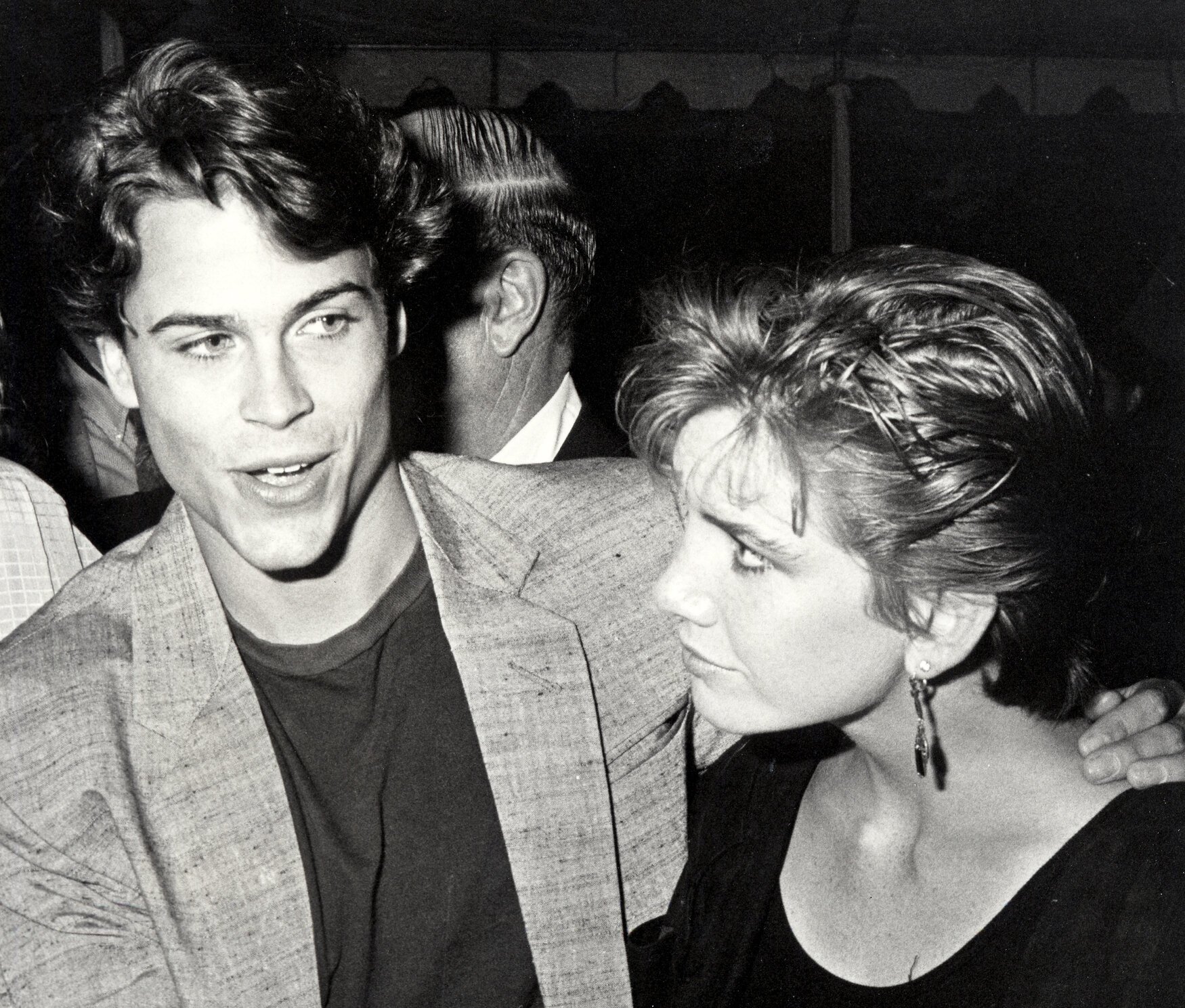 Rob Lowe and Melissa Gilbert during "Ghostbusters" Los Angeles Premiere at Avco Theaters in Westwood, California