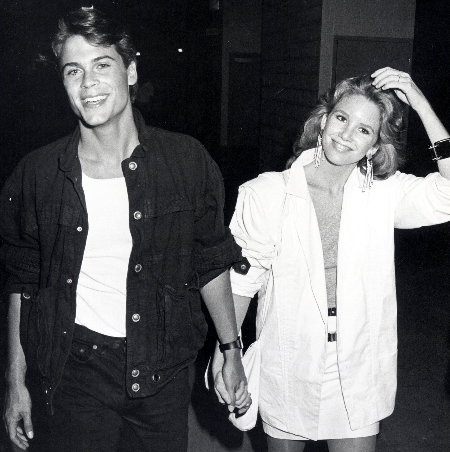 Rob Lowe and Melissa Gilbert