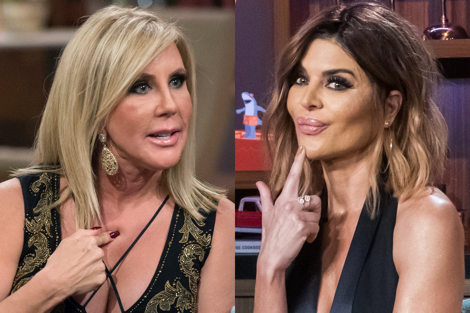 Vicki Gunvalson and Lisa Rinna