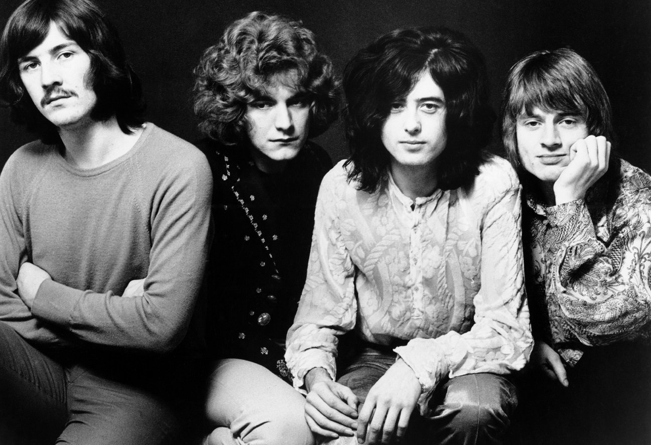Led Zeppelin band photo, 1969