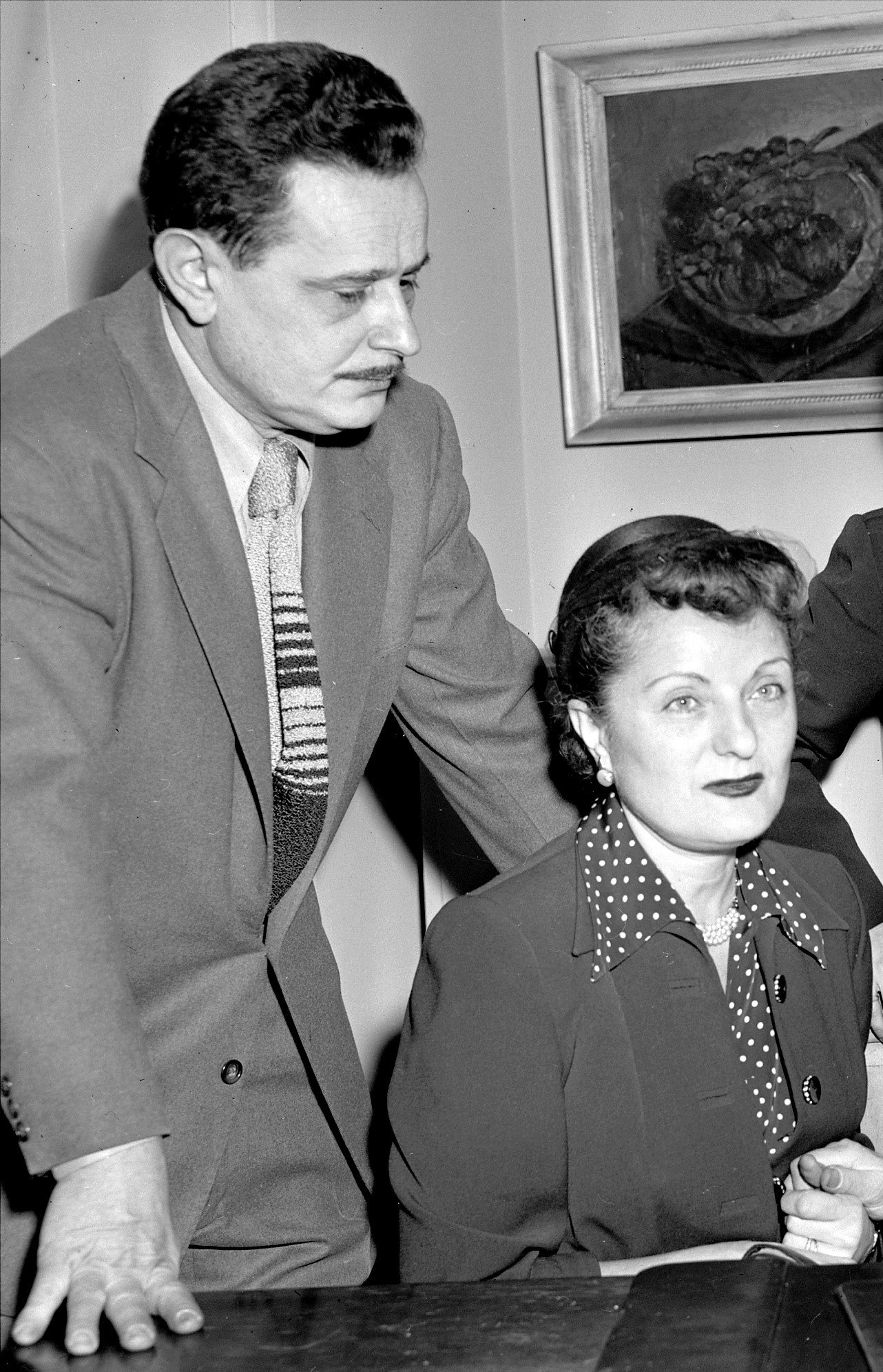Abel Meeropol and his wife, Anne