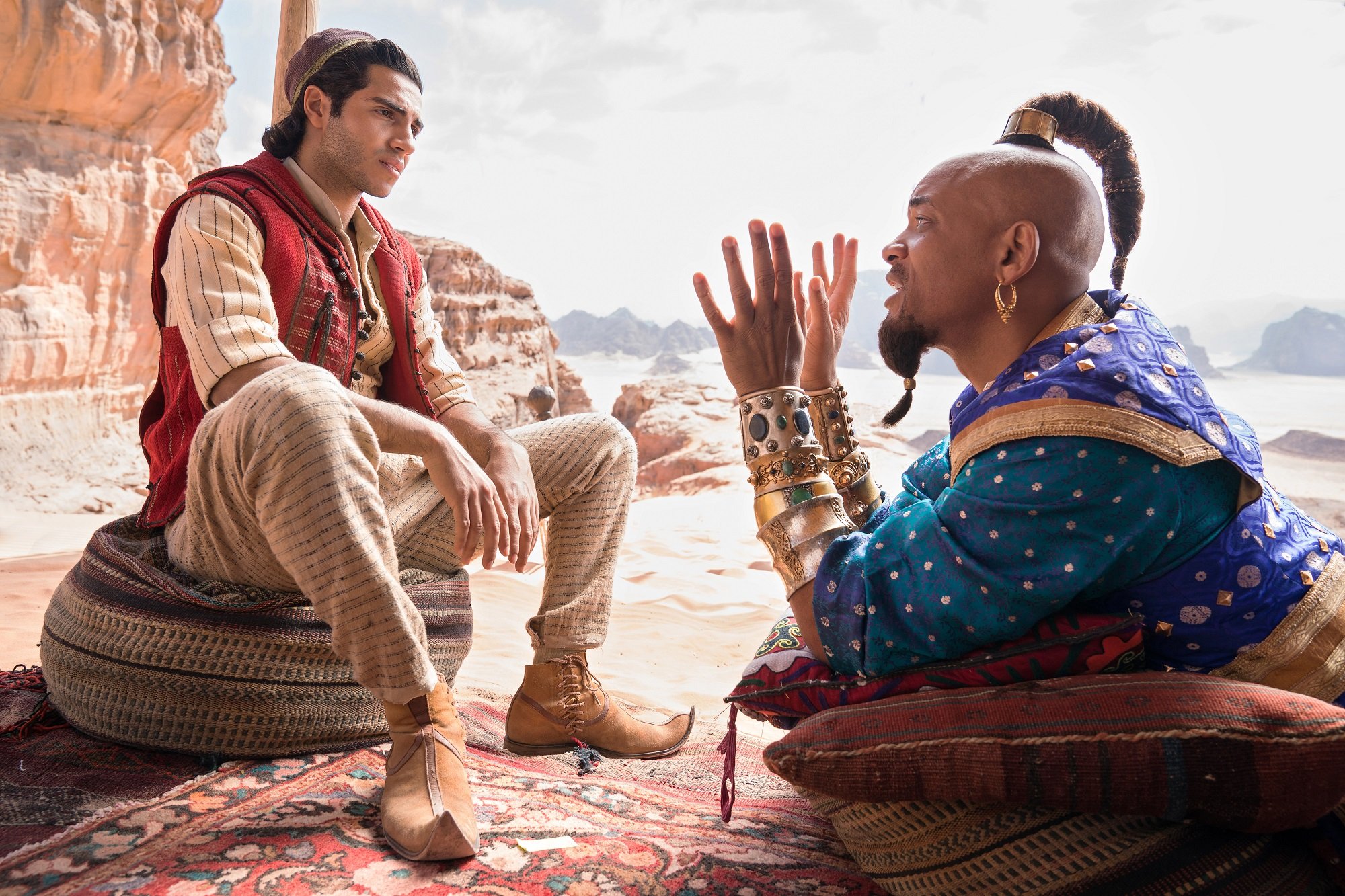 Aladdin: Will Smith and Mena Massoud