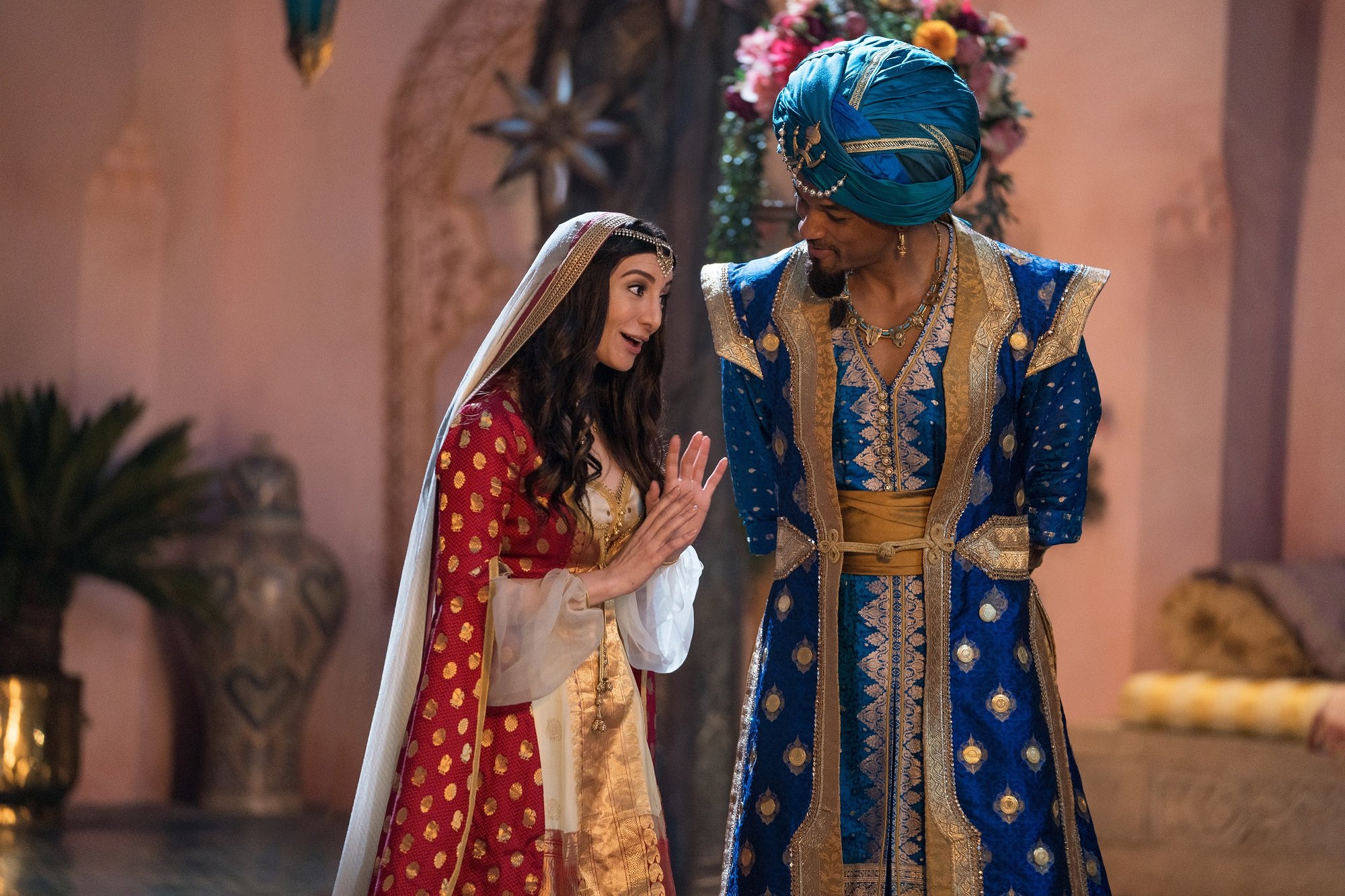 Aladdin: Will Smith and Nasim Pedrad