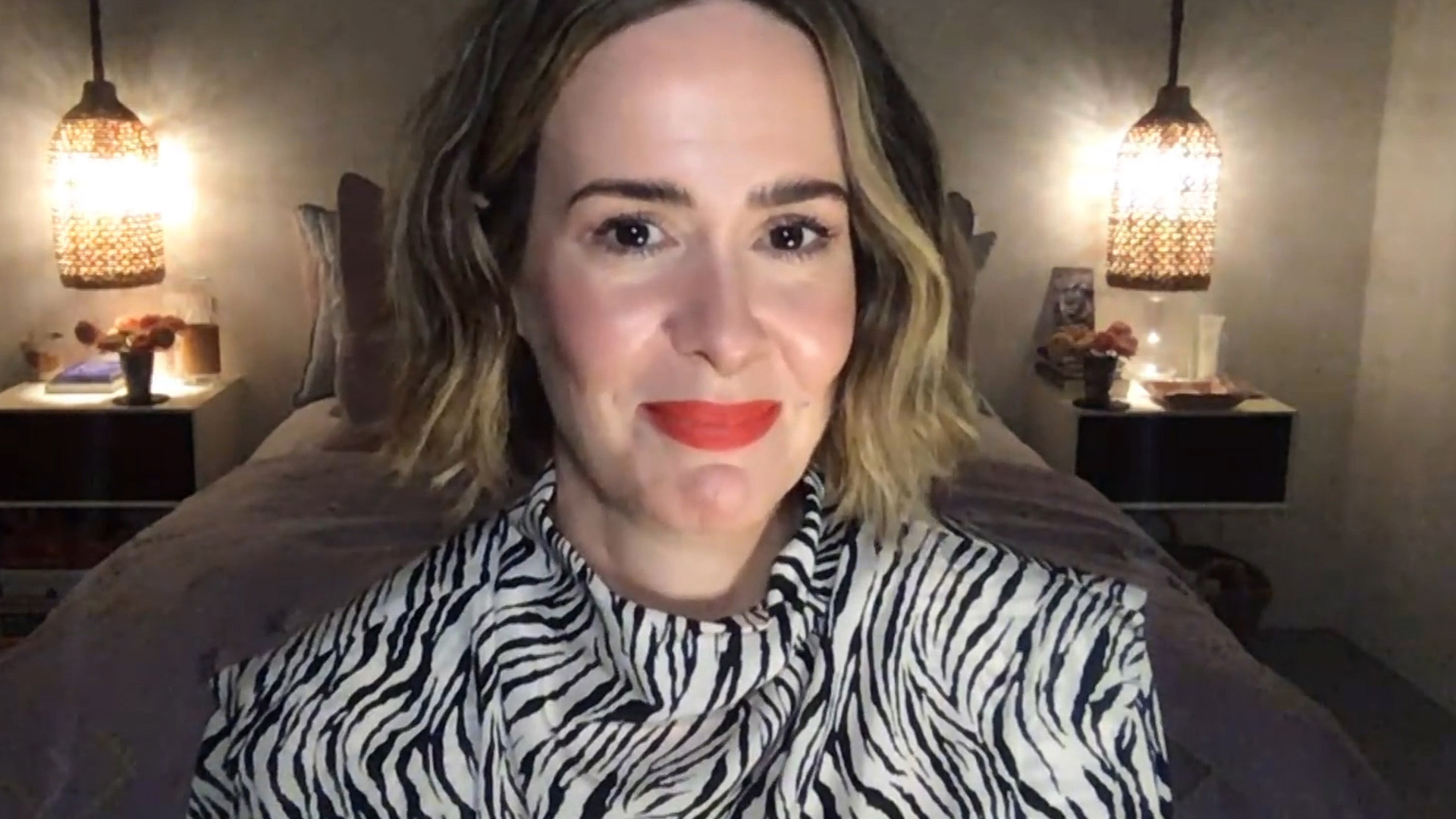 Sarah Paulson on ‘Watch What Happens Live With Andy Cohen’ in 2021
