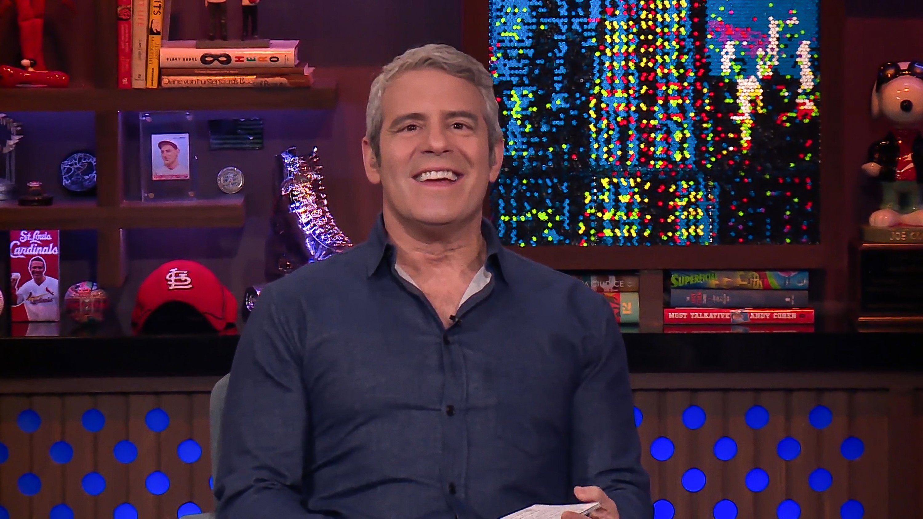 'Watch What Happens Live with Andy Cohen' -- Episode 18026 -- Pictured in this screen grab: Andy Cohen