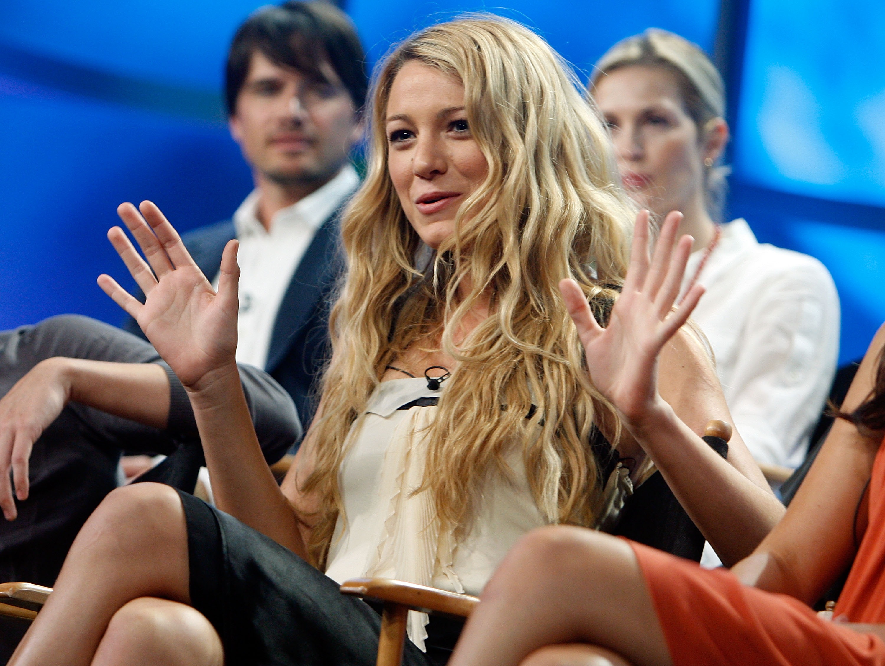 Blake Lively during the Television Critics Association Press Tour in 2007