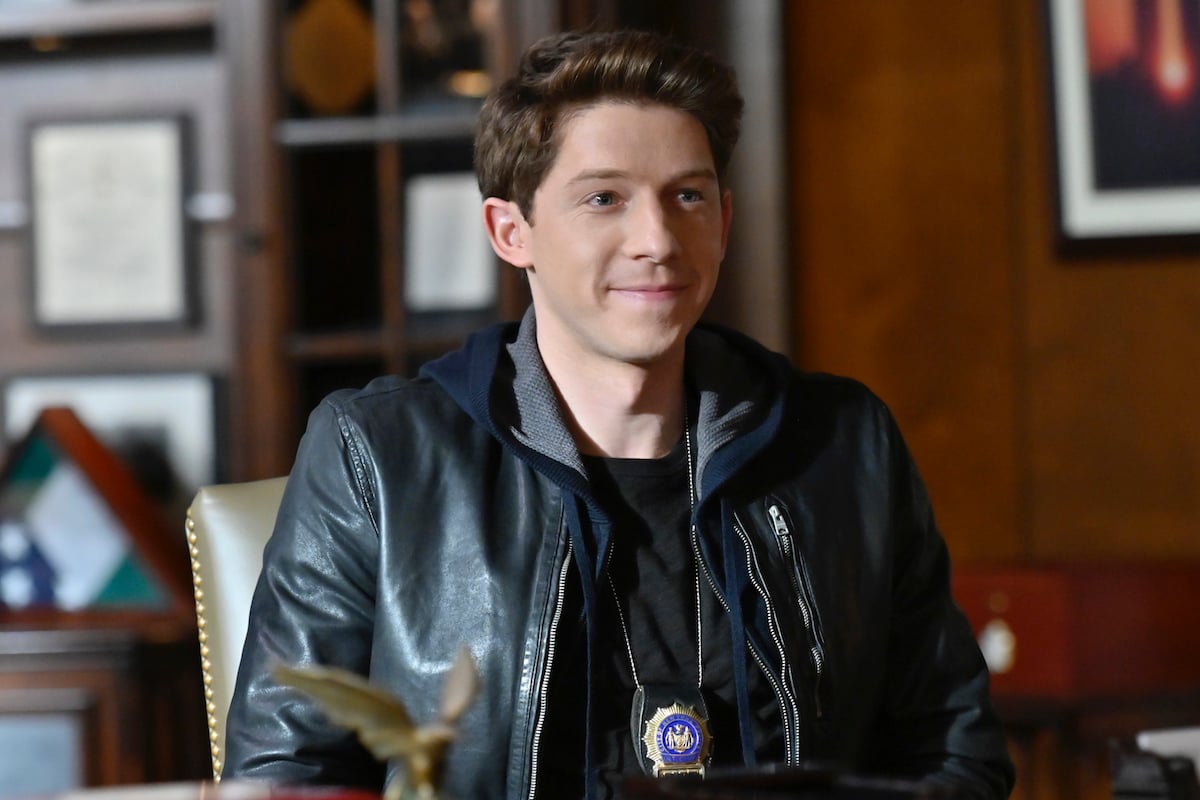 Will Hochman as Joe Hill sits in Frank Reagan's office on 'Blue Bloods'