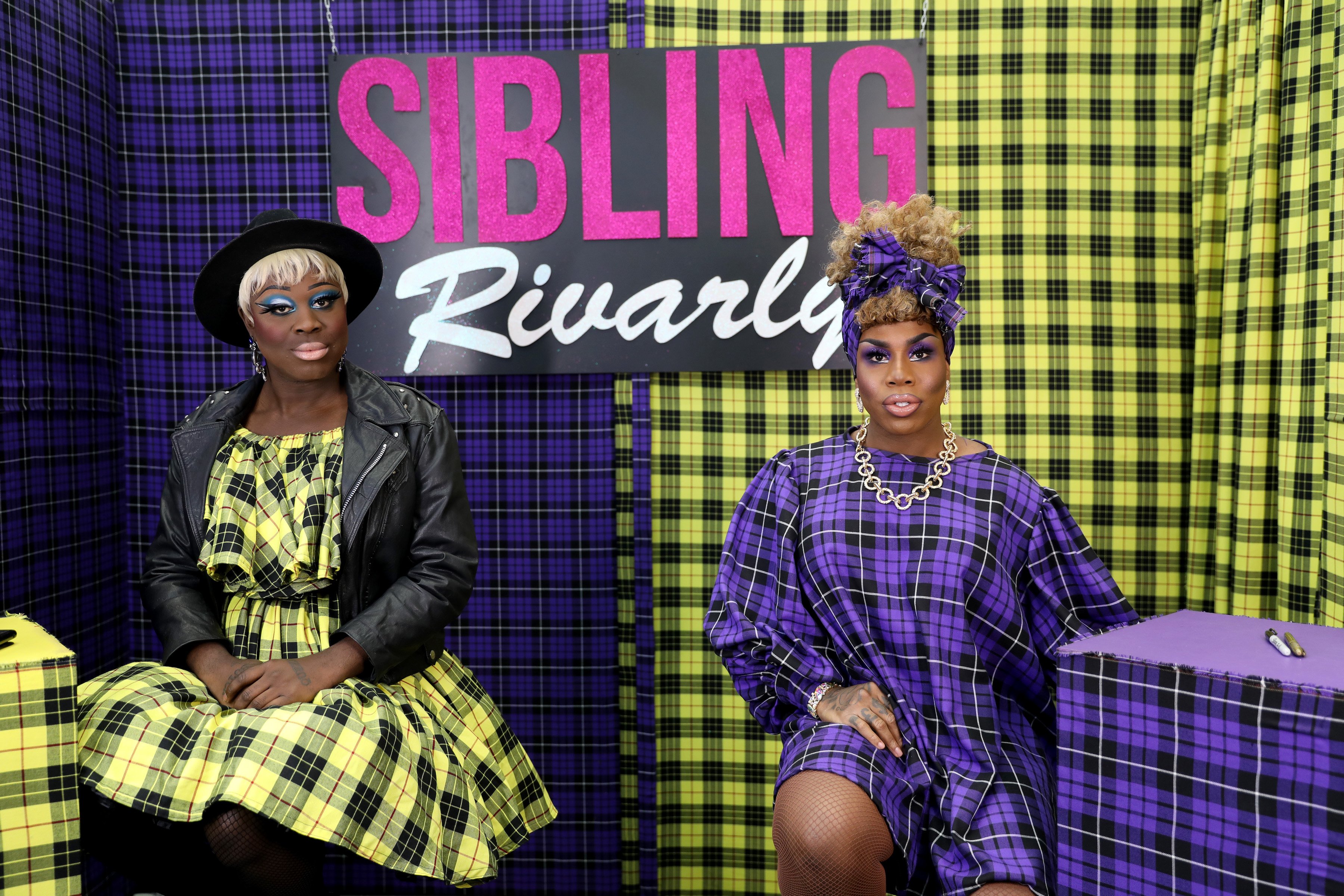 Sibling Rivalry aka Bob the Drag Queen and Monét X Change attend RuPaul's DragCon UK