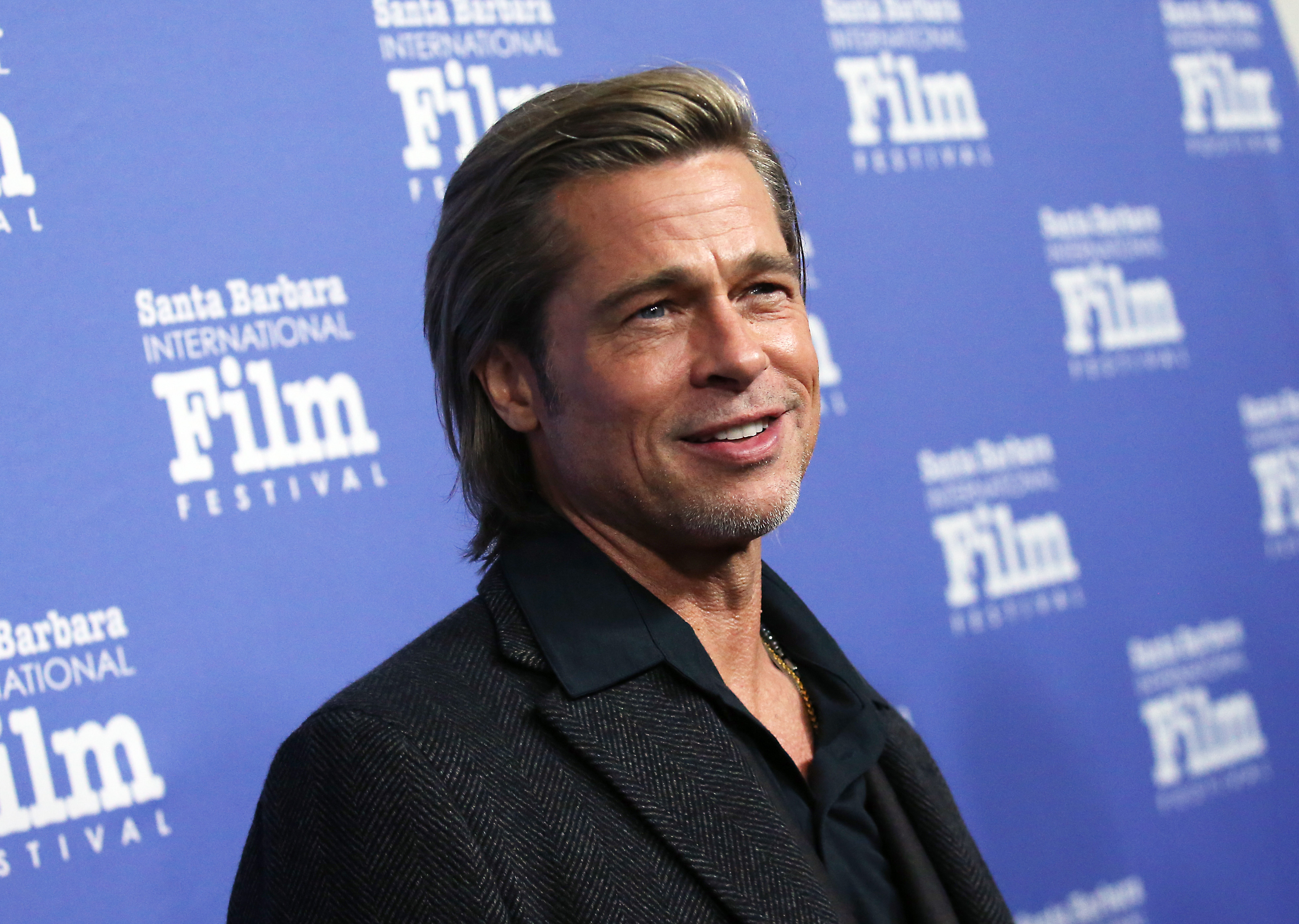 Brad Pitt attends the 35th Annual Santa Barbara International Film Festival 