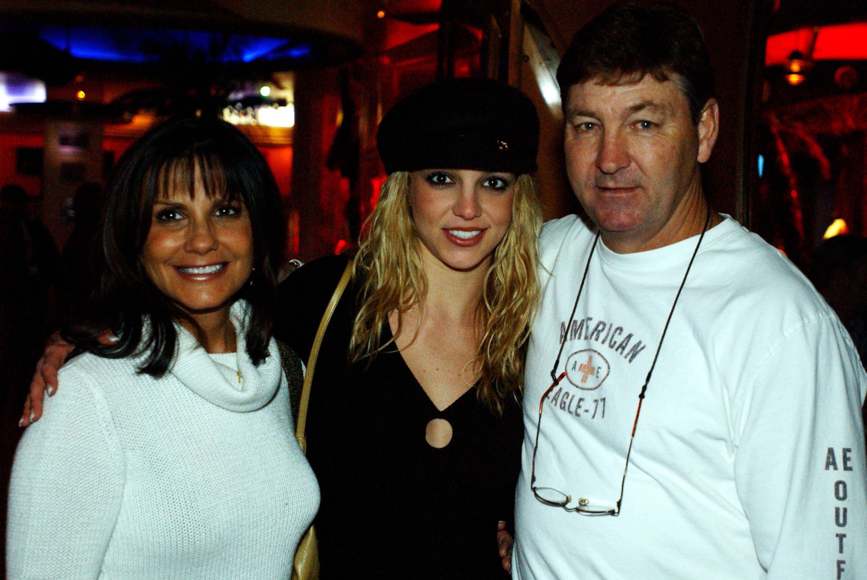 Britney Spears with her parents, Lynne Spears and Jamie Spears
