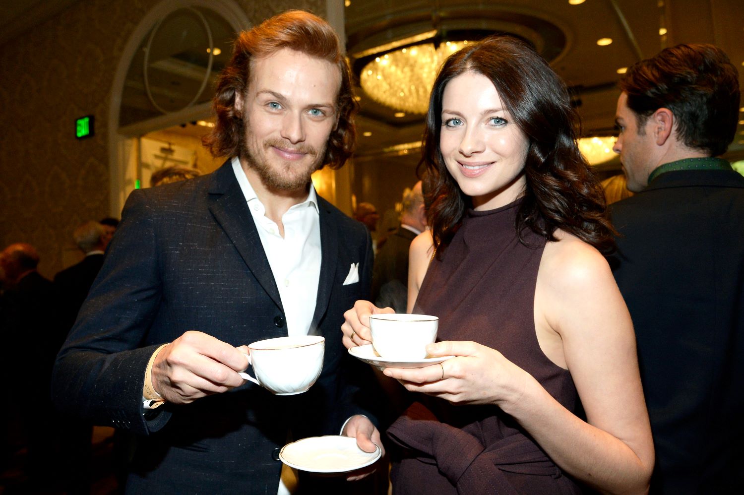 Caitriona Balfe and Sam Heughan