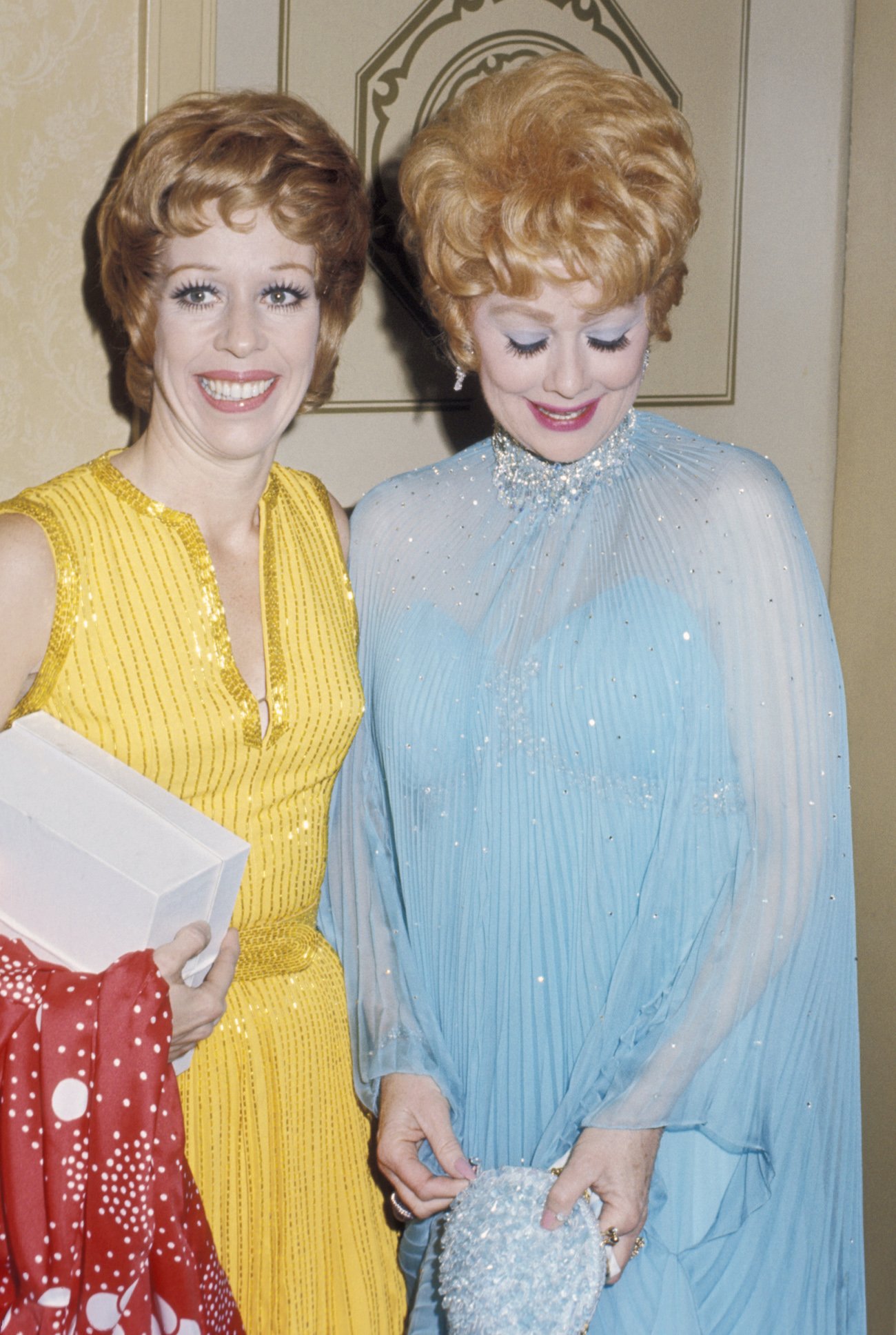 Carol Burnett and Lucille Ball 