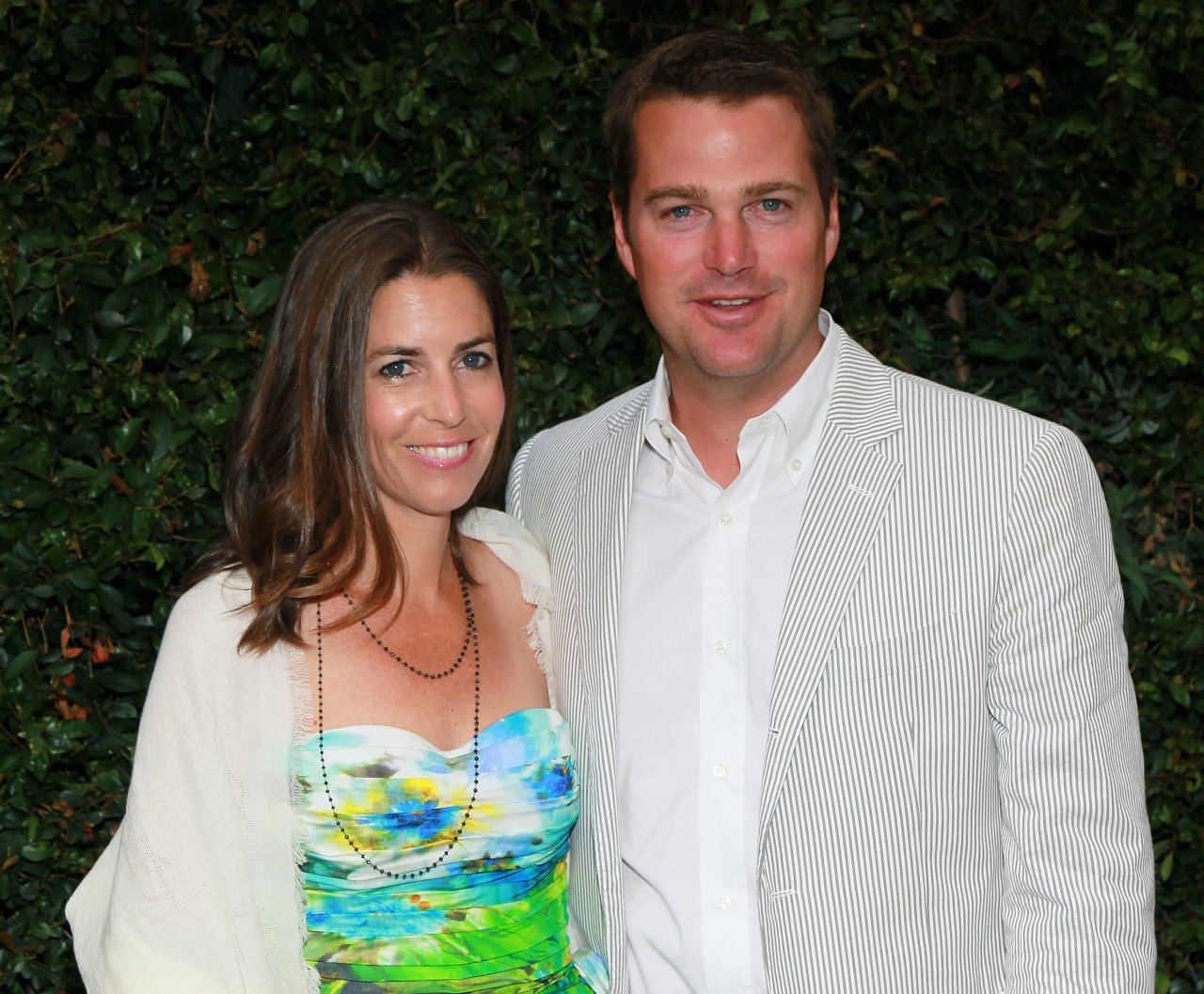 Caroline Fentress and Chris O'Donnell | David Livingston/Getty Images
