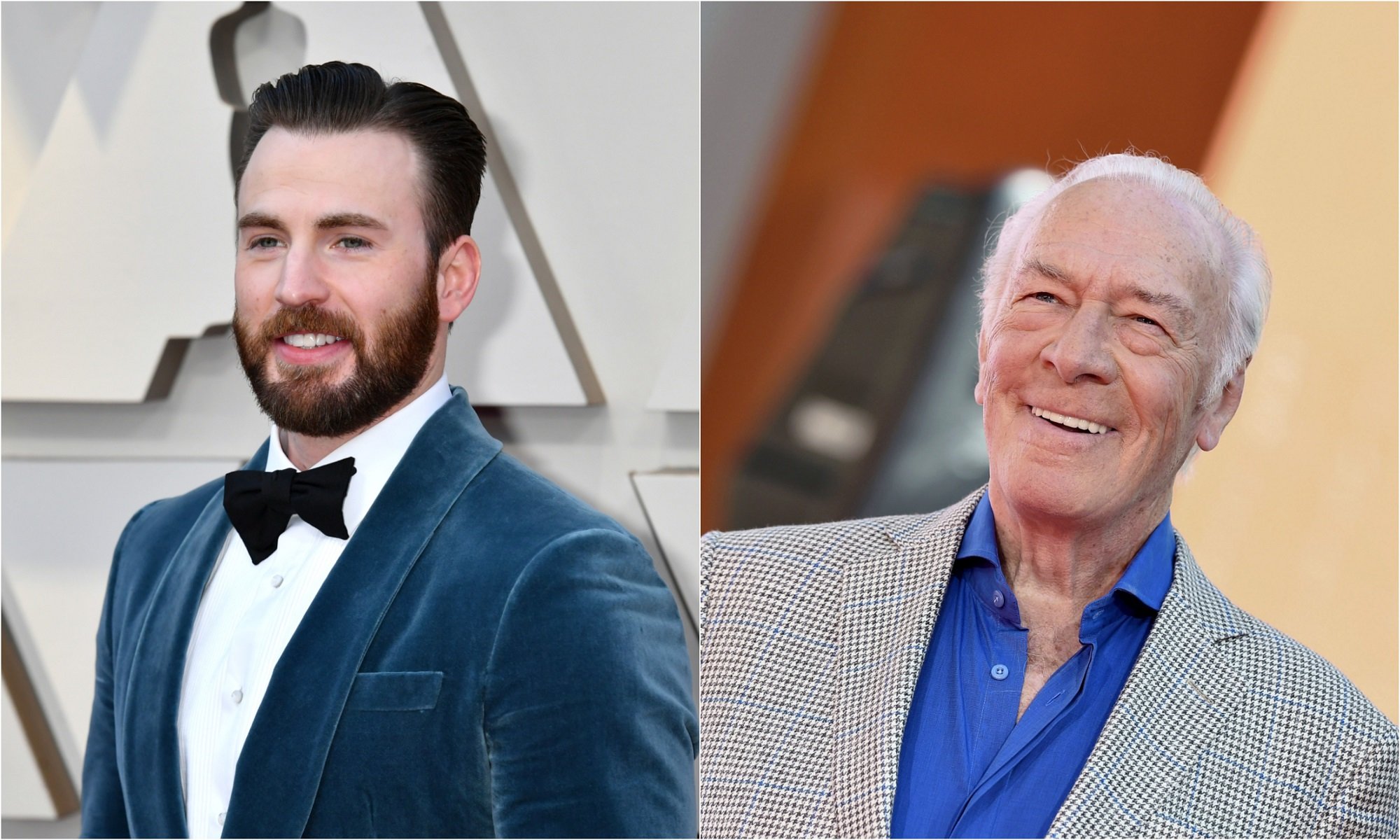 Chris Evans and Christopher Plummer