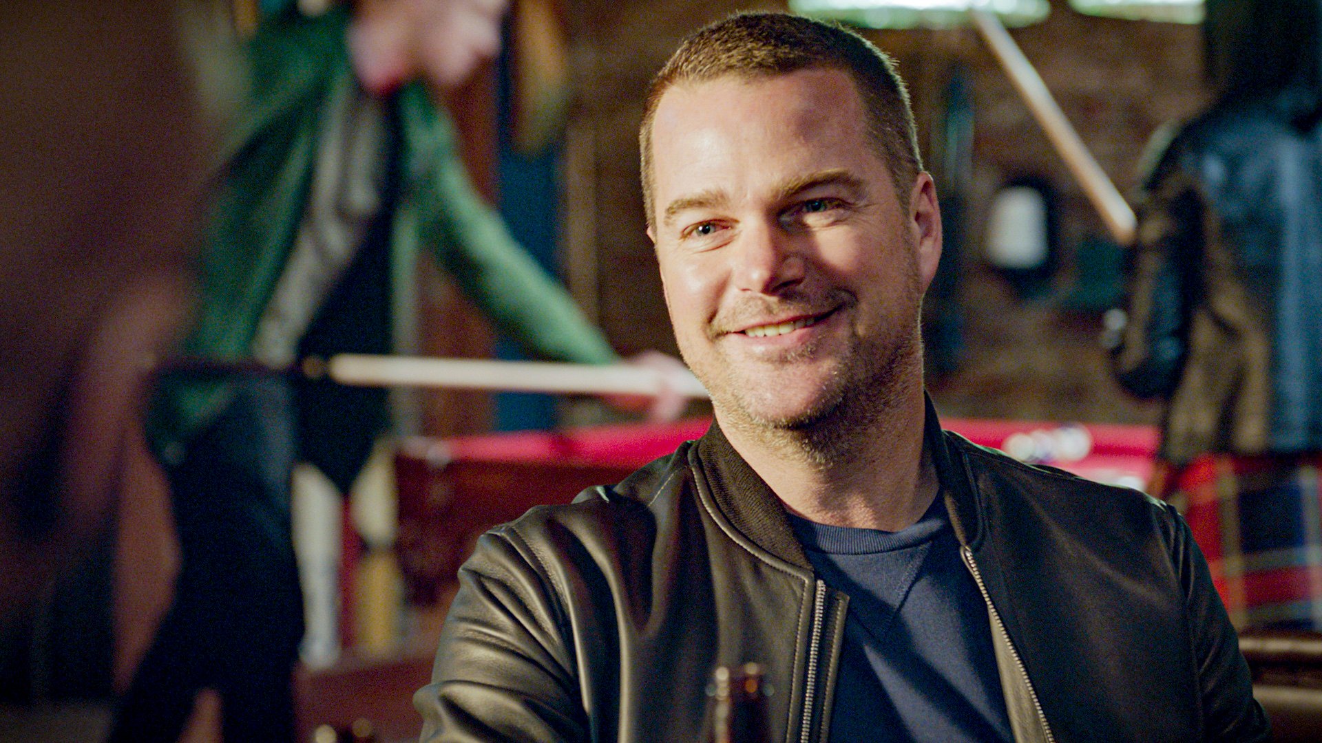 Chris O'Donnell on the set of 'NCIS: Los Angeles' |  CBS via Getty Images