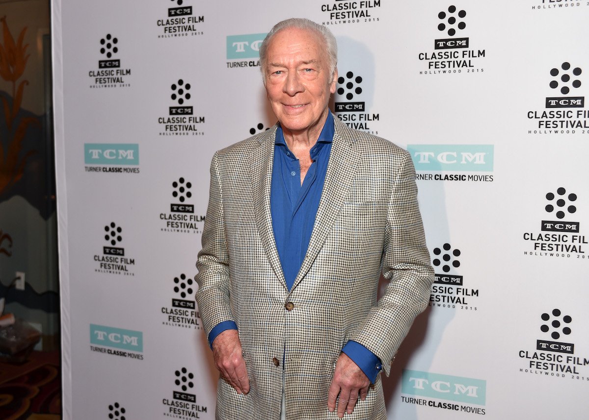 Christopher Plummer at the Hand and Footprint Ceremony in 2015