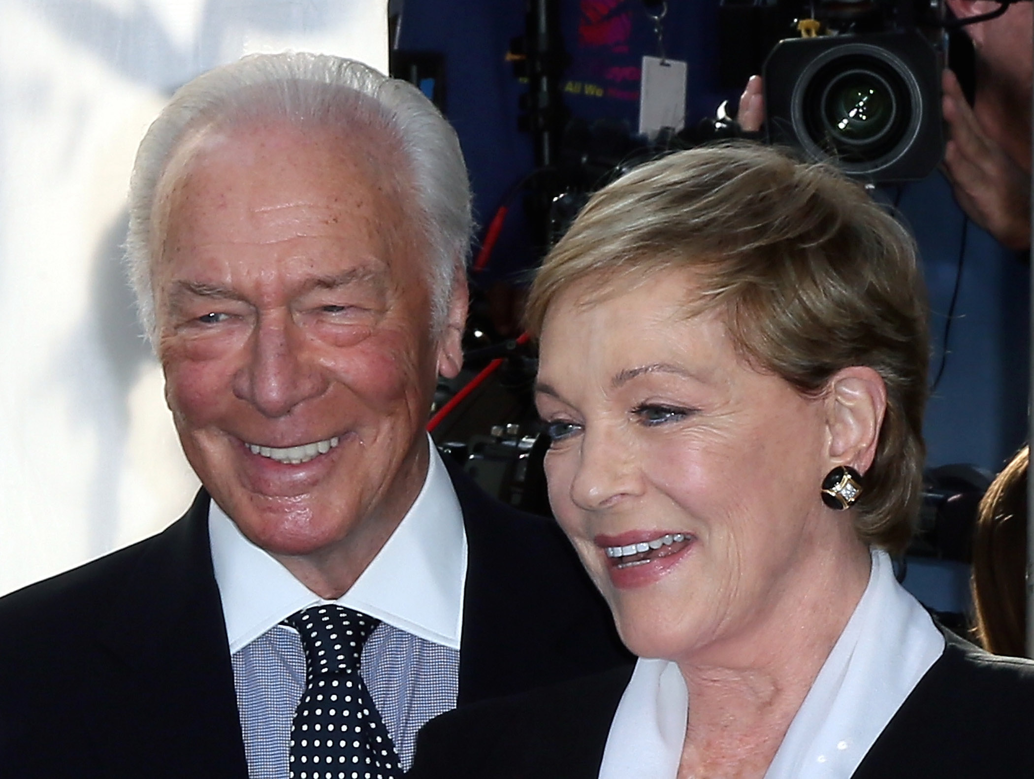 Christopher Plummer (L) and Julie Andrews from 'The Sound of Music' cast