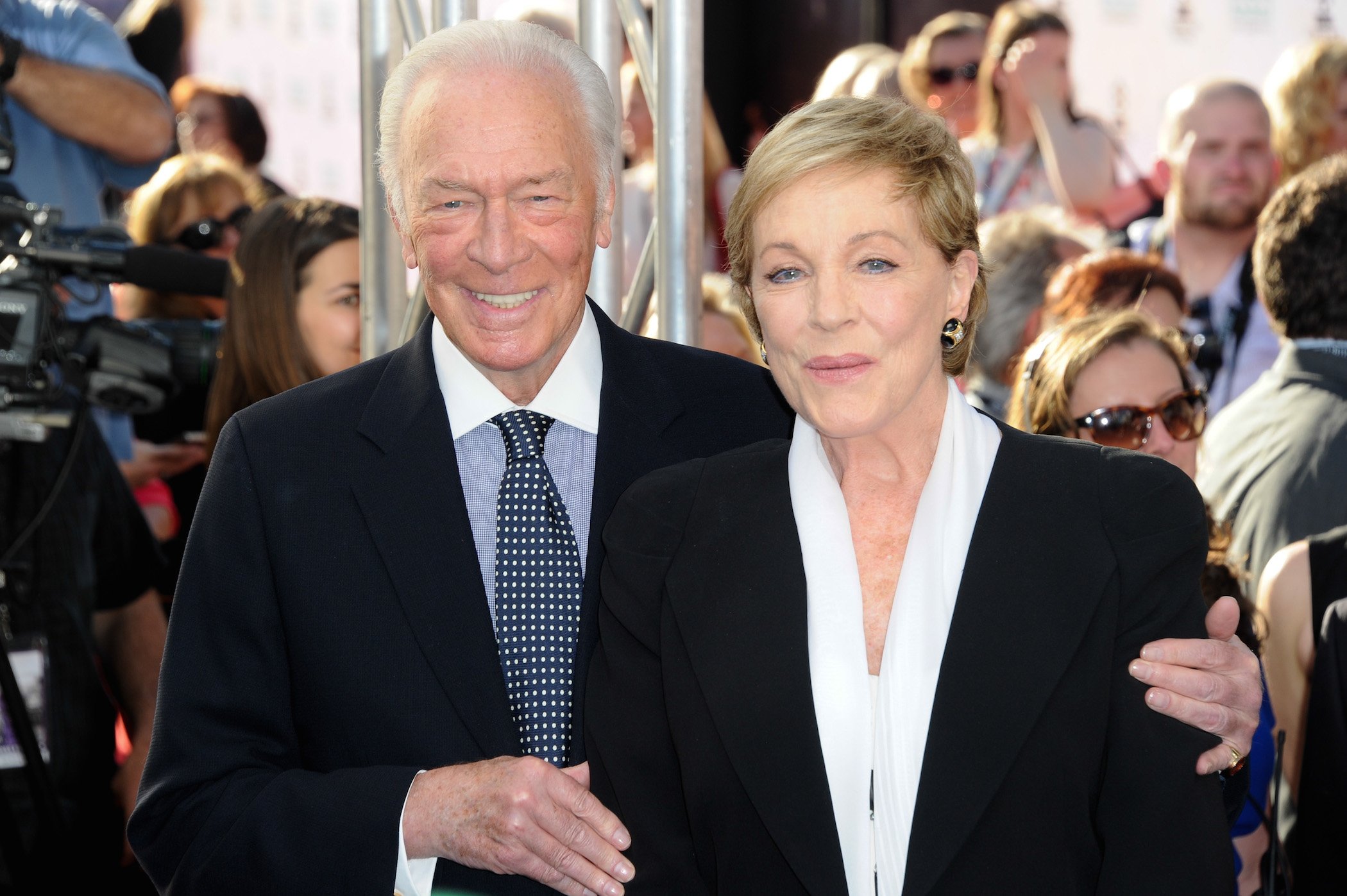 Christopher Plummer and actor Julie Andrews 