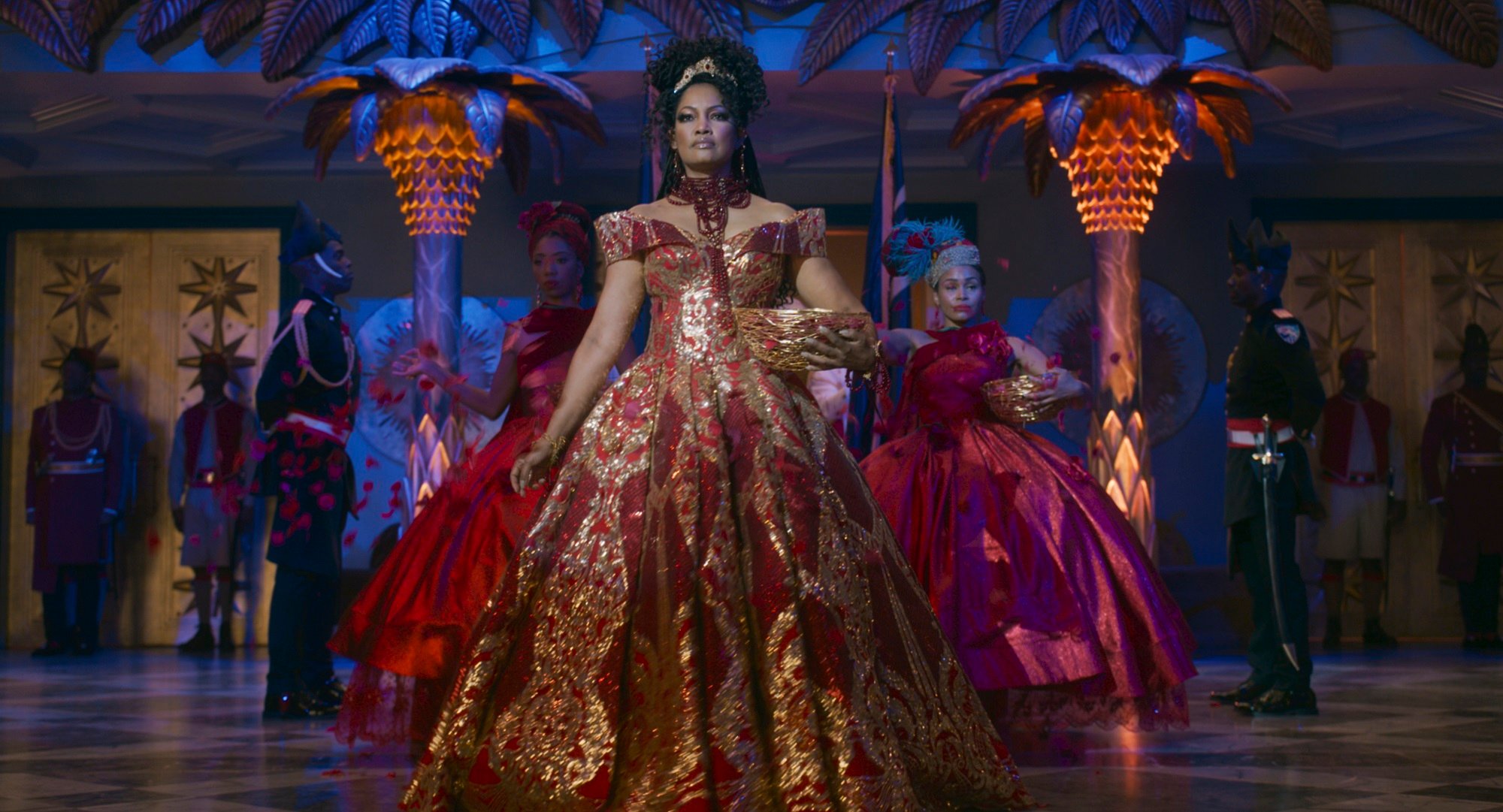 Coming 2 America: Garcelle Beauvais as the rose petal priestess