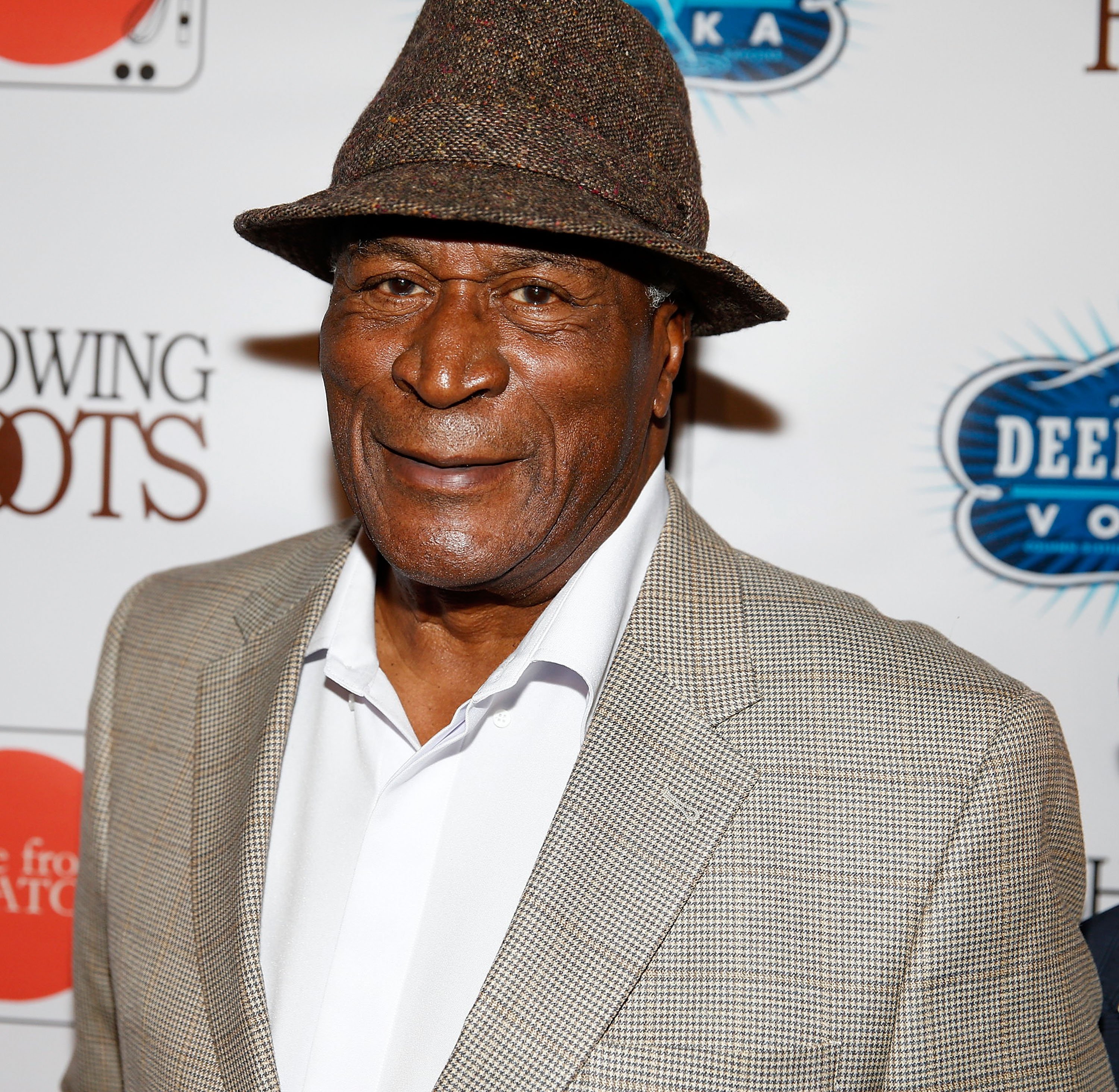 John Amos at a screening of Showing Roots