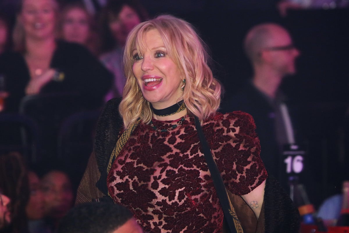Courtney Love attends The NME Awards 2020