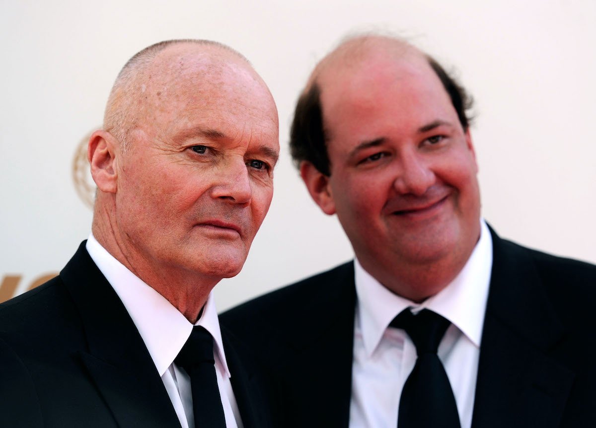 Creed Bratton and Brian Baumgartner of 'The Office Deep Dive' podcast