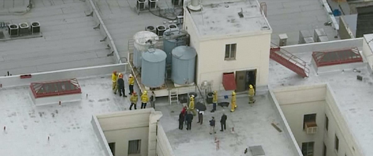 Water tower where Elisa Lam's body was found