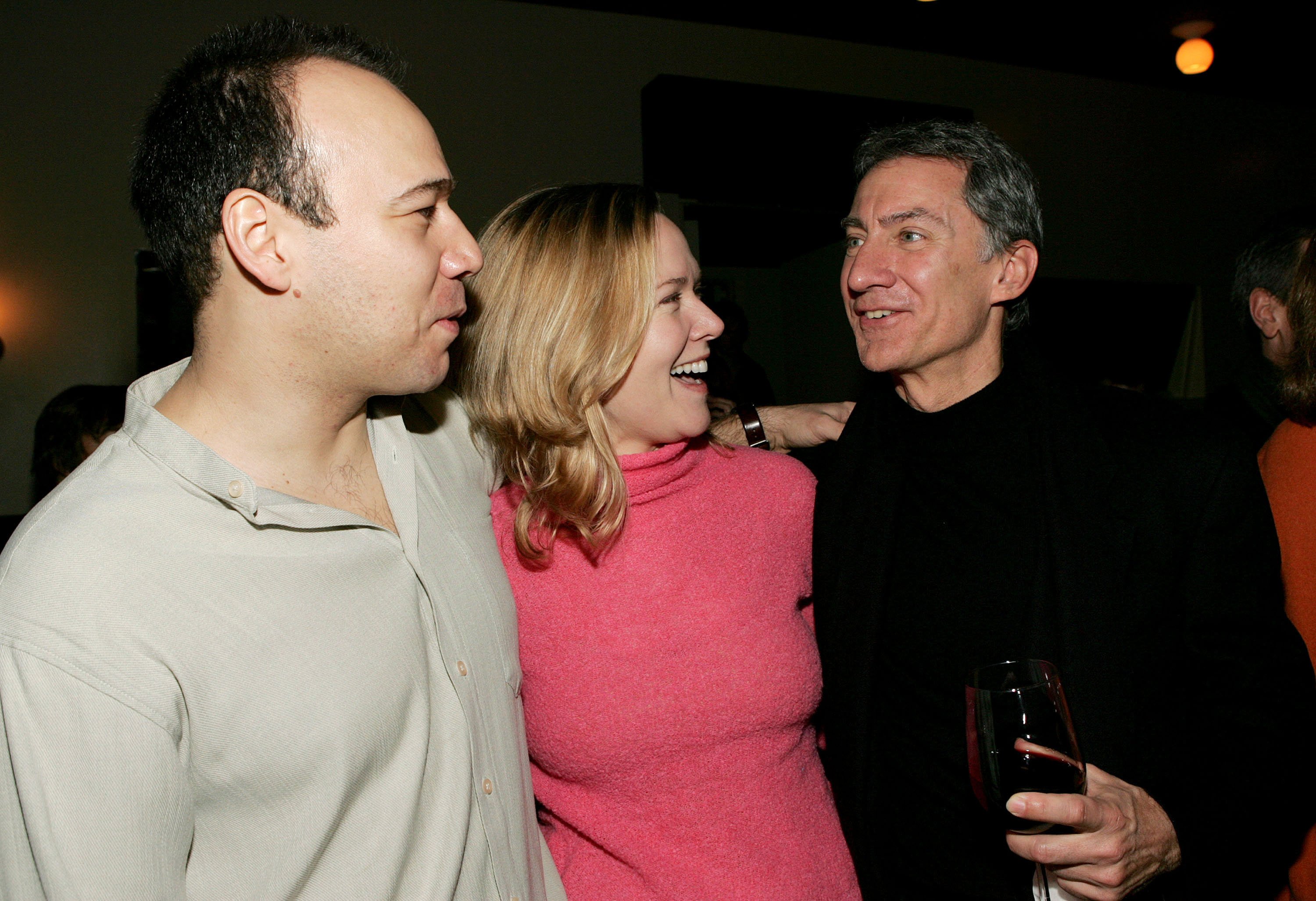 Danny Burstein, Rebecca Luker and David Garrison attend the world premiere of "Harold and Maude: The Musical"