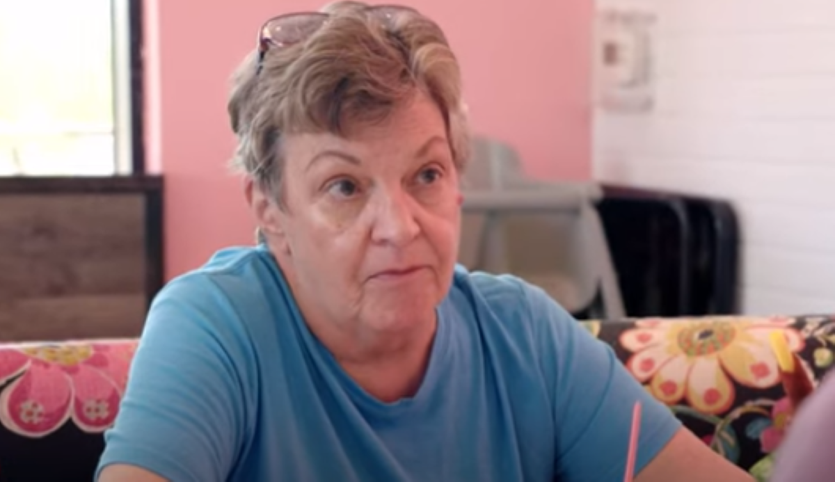 Debbie Johnson talks to the camera on '90 Day Fiancé: Happily Ever After'