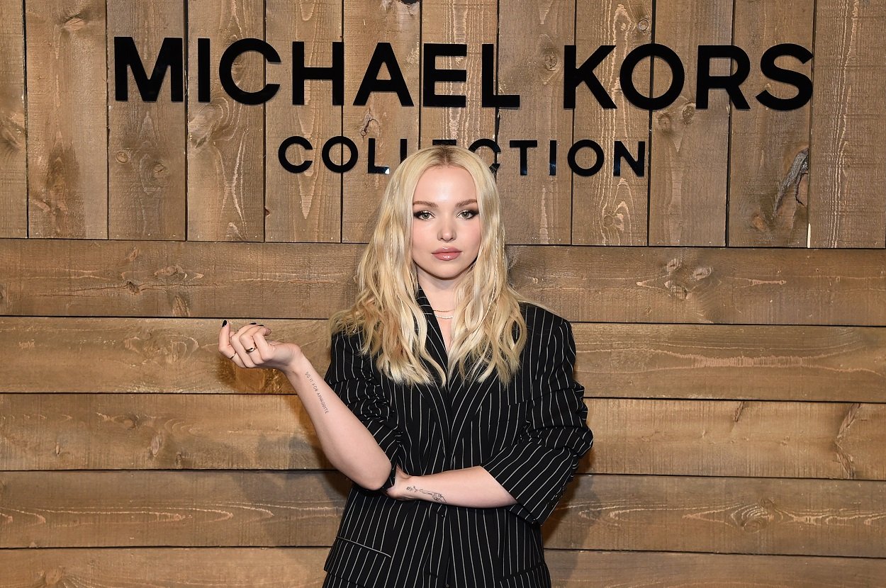 Disney Channel alum Dove Cameron attends a Michael Kors 2020 runway show