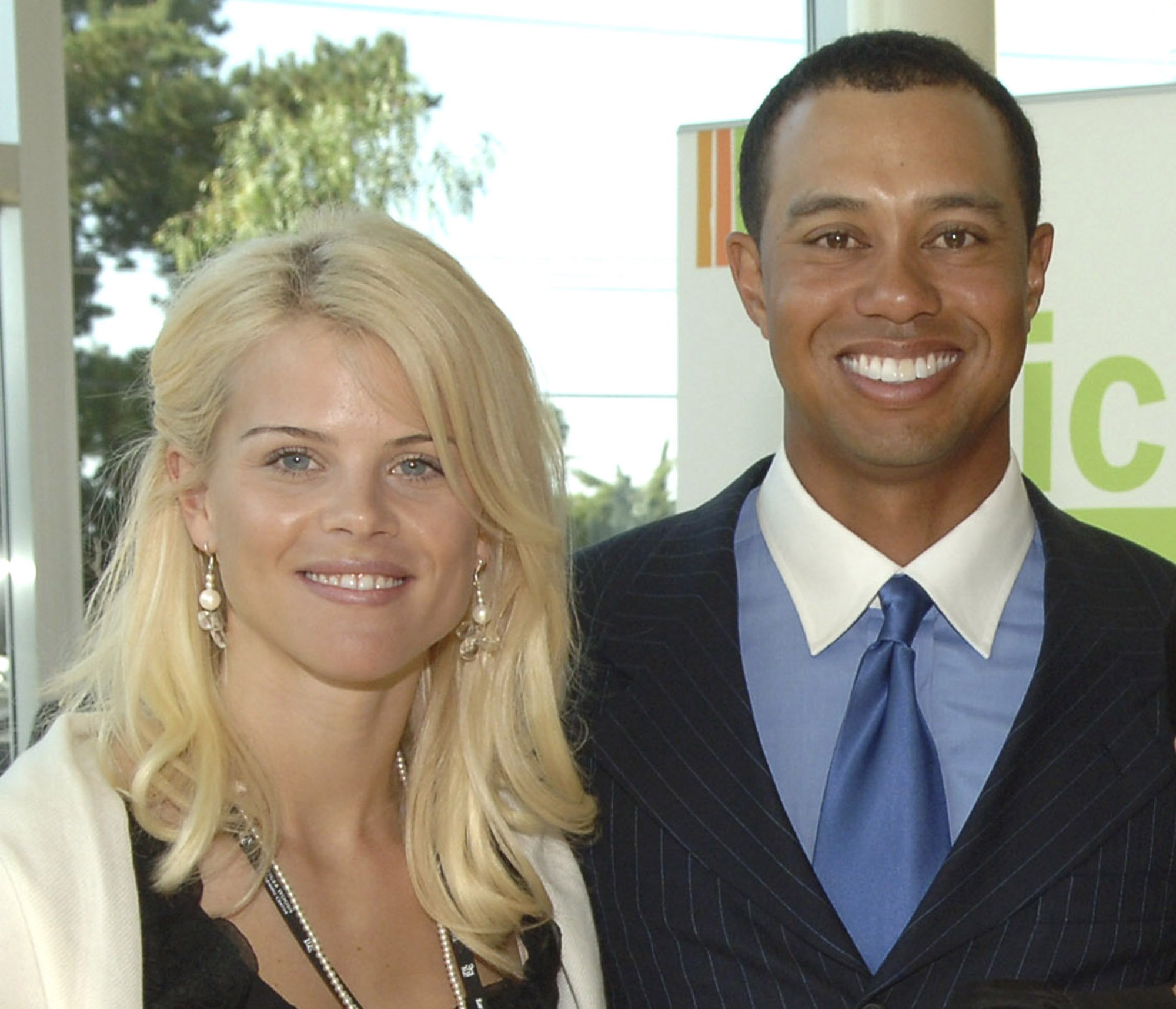 Elin Nordegren and Tiger Woods