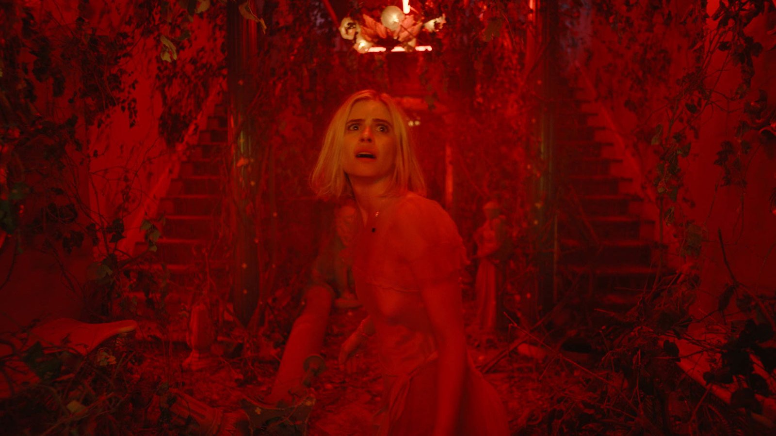 Carlson Young explores the Pan's Labyrinth and Alice In Wonderland inspired Blazing World